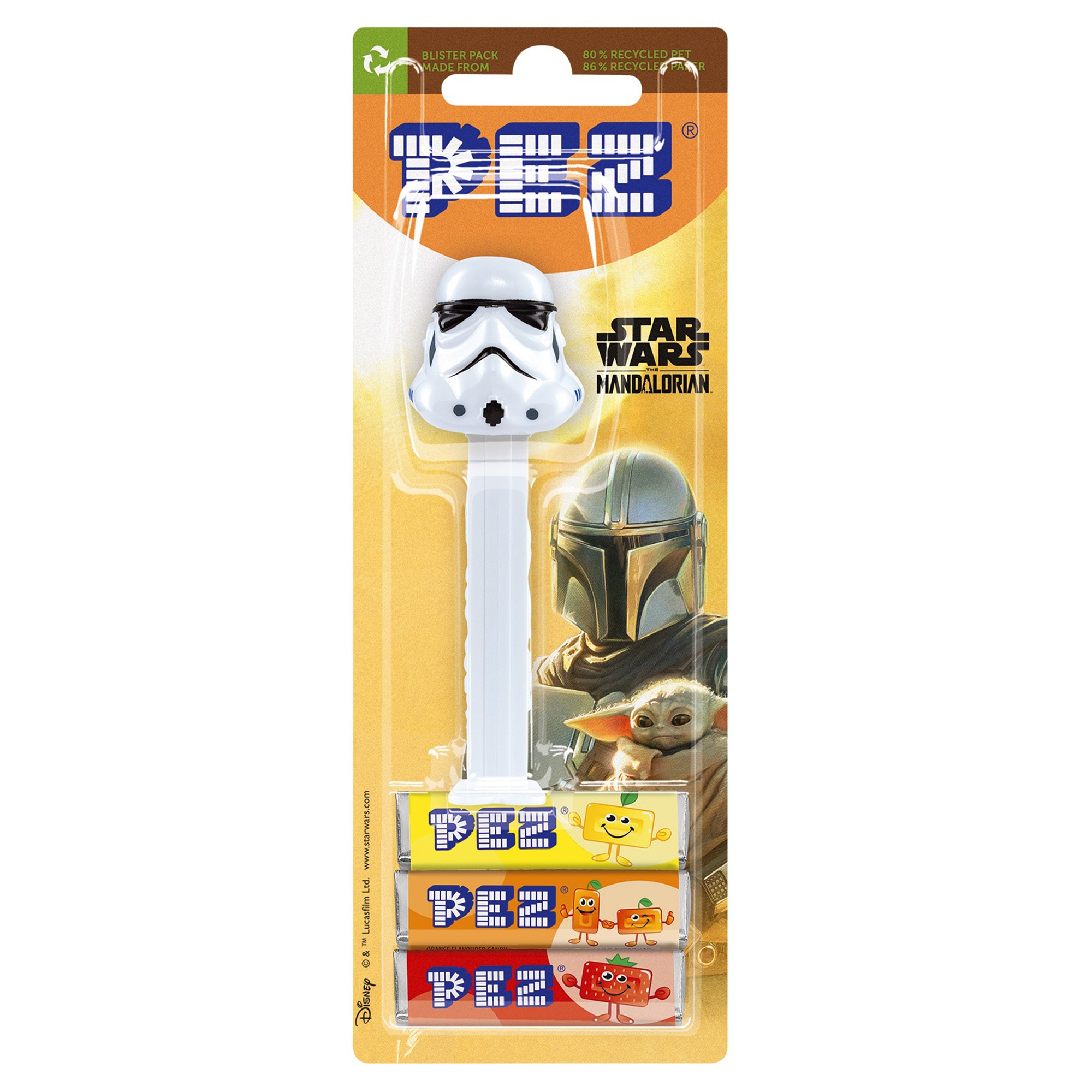 PEZ - Storm Trooper "Mandalorian" Spender & Bonbons PEZ - Storm Trooper "Mandalorian" Spender & Bonbons
