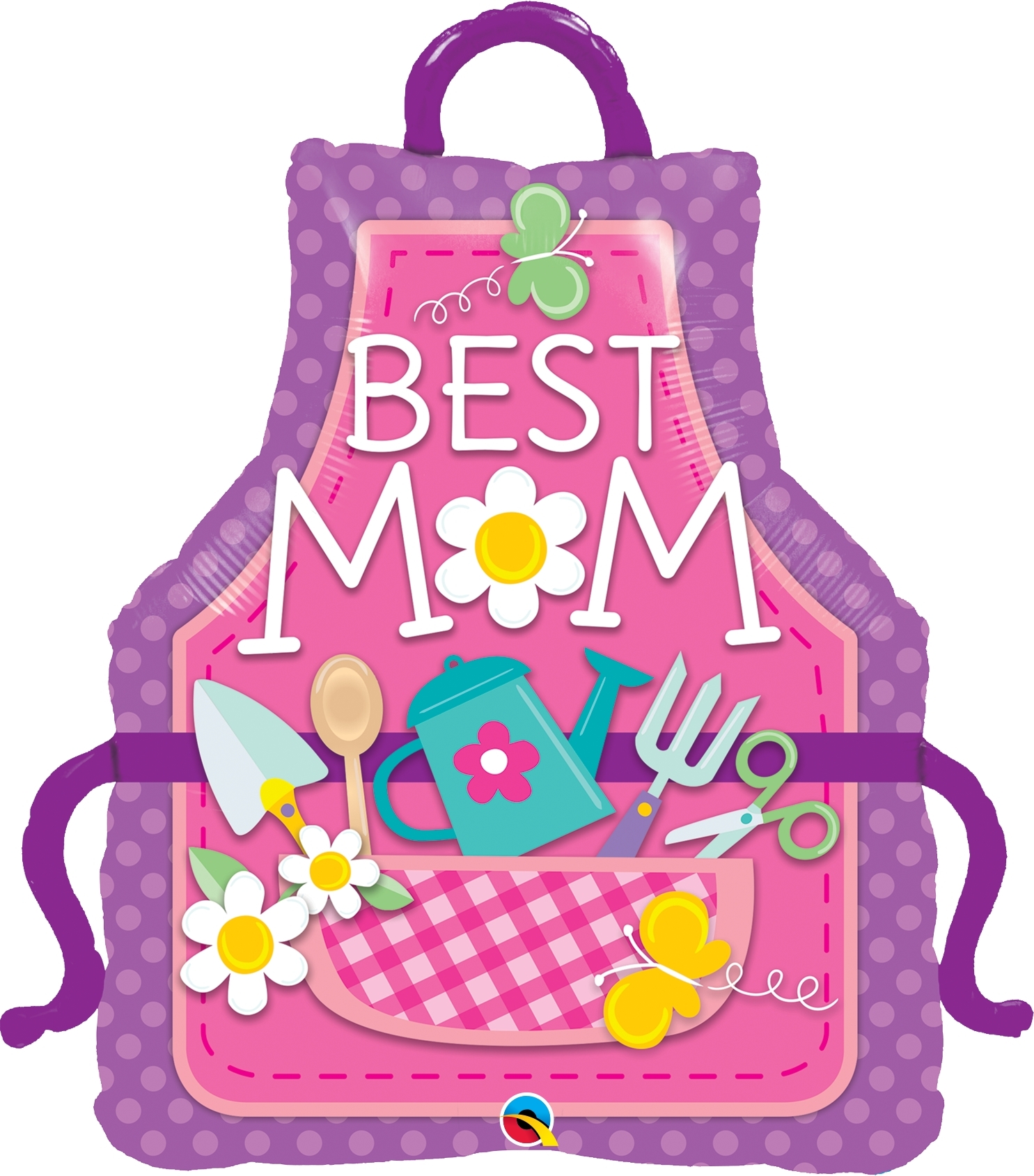 Folienballon Beste Mama Schürze 64x71cm Folienballon Beste Mama Schürze 64x71cm