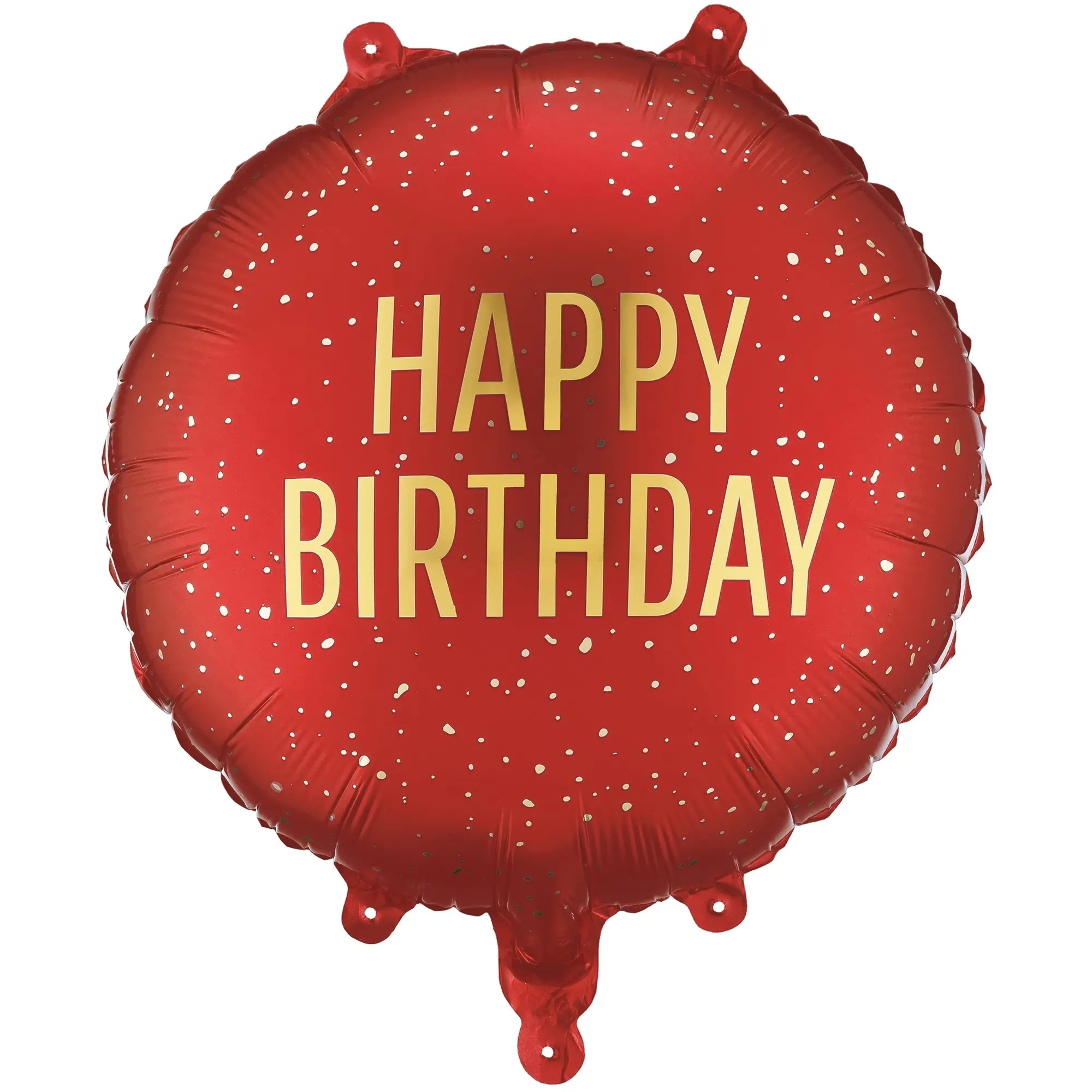 Ballon, Happy Birthday, Roter Ballon, Aluminiumballon, Dekorativballon