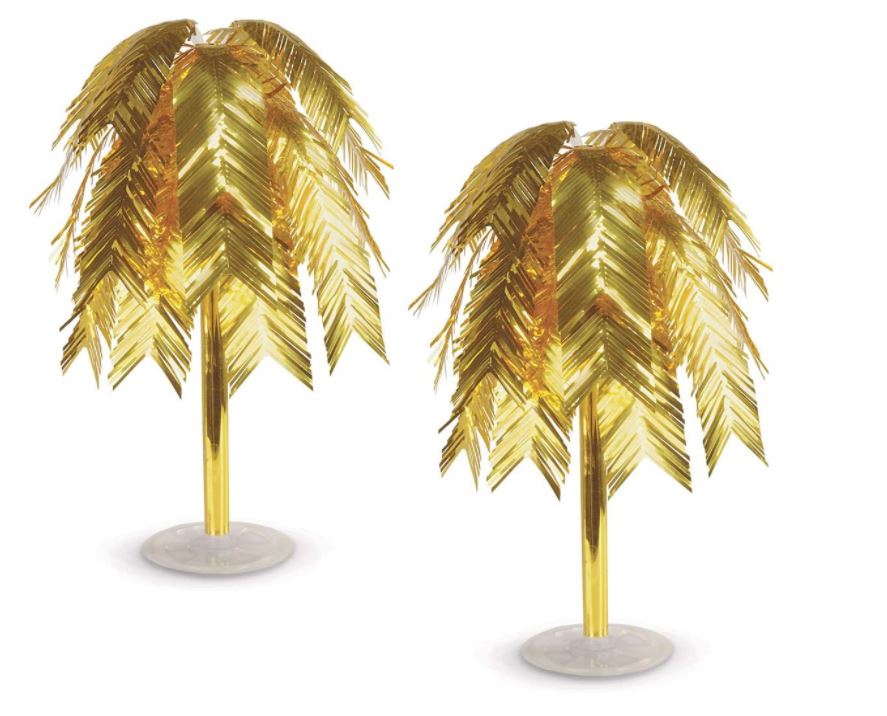 Tischdekoration "Palme", Metallic Gold Tischdekoration "Palme", Metallic Gold
