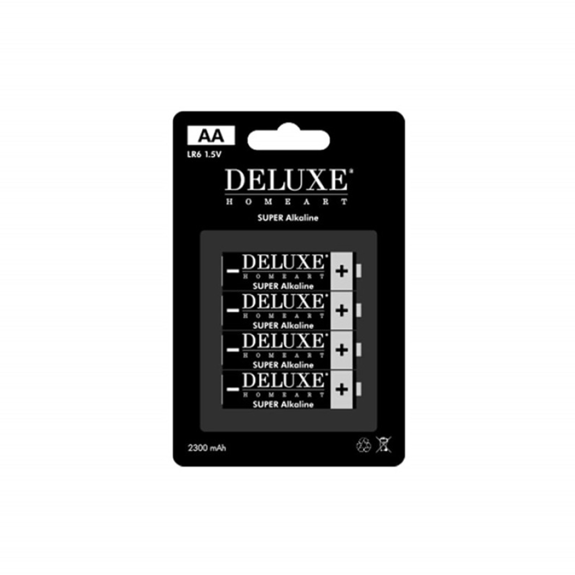 Deluxe - Batterien, Typ AA, 4 Stück Computer-Hardware, Elektronik, Hardware