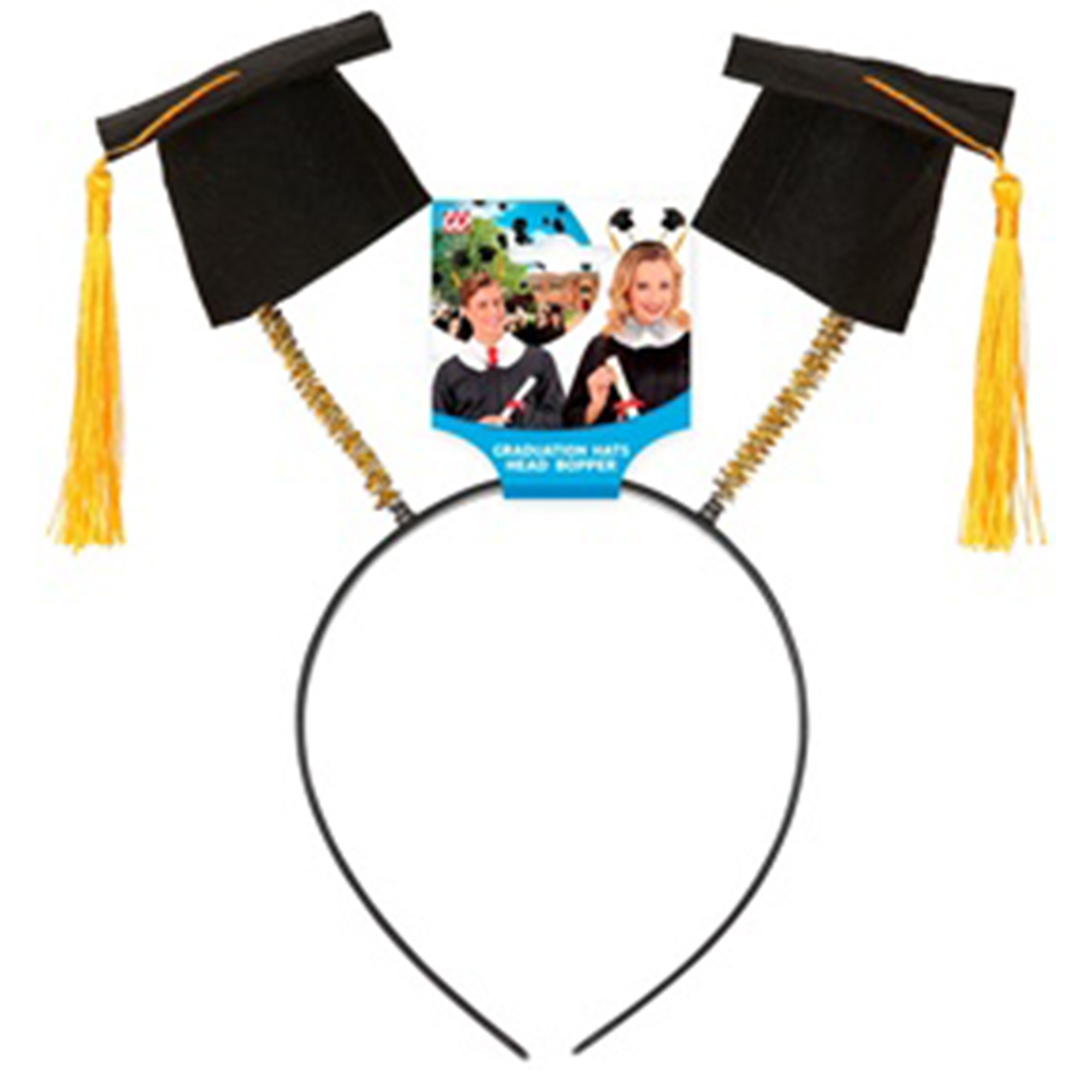 Haareif mit Absolventenhüten Haareif mit Absolventenhüten