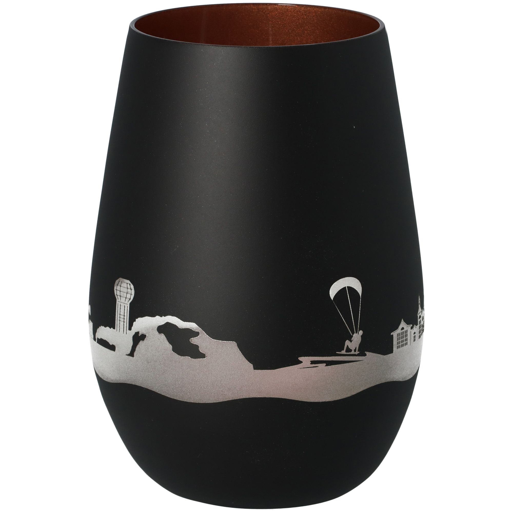 Windlicht Skyline Rügen Schwarz/Bronze Windlicht Skyline Rügen Schwarz/Bronze