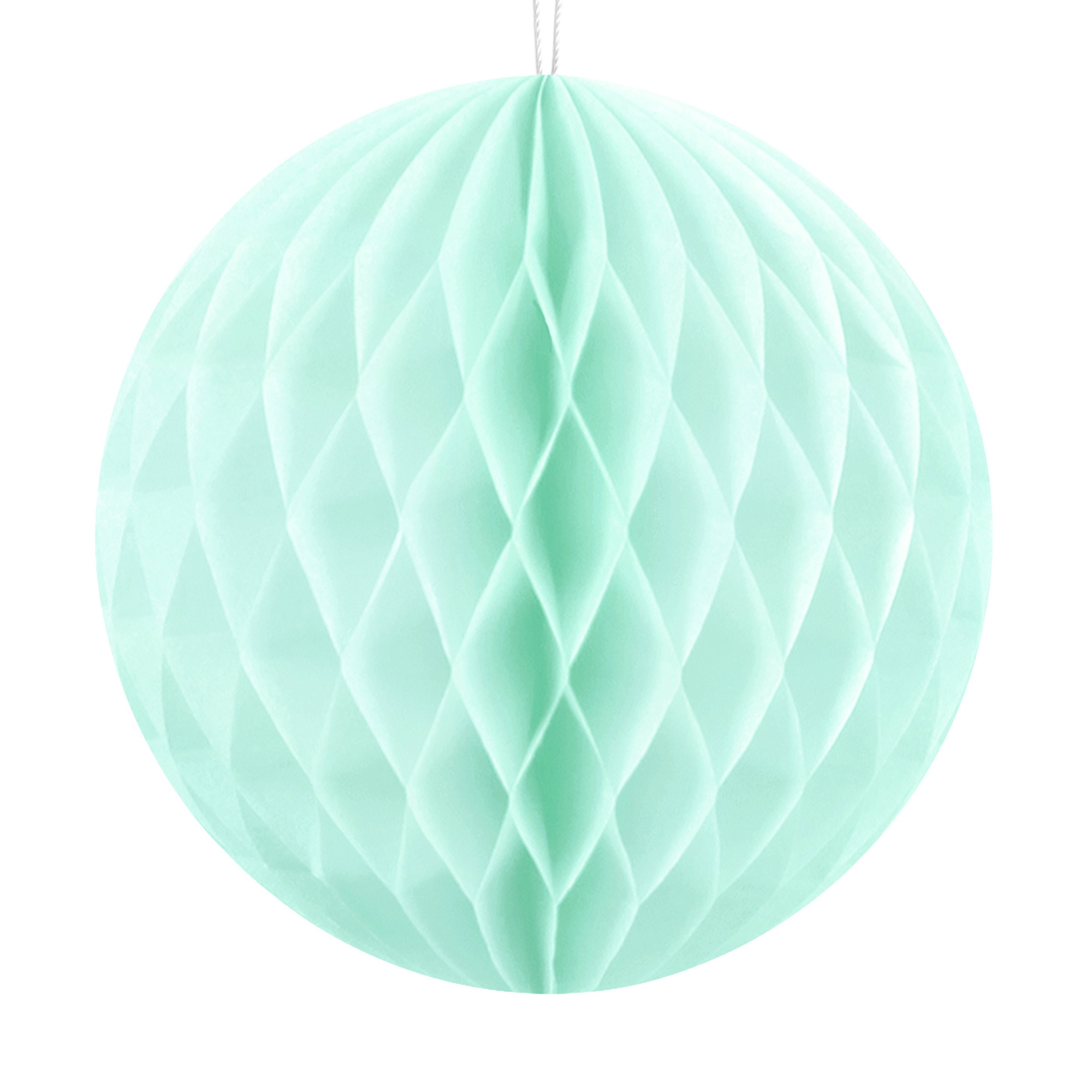 Wabenball Mint, S - 10 cm Ø Lampe, Papier, Kronleuchter