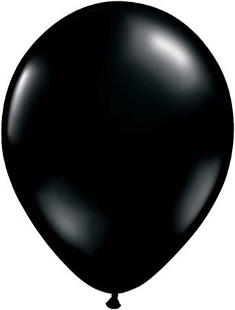 Qualatex Latexballon Onyx Black Ø 30cm