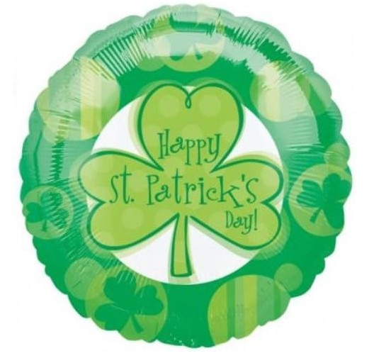 Folienballon "Happy St. Patrick's Day" 45cm