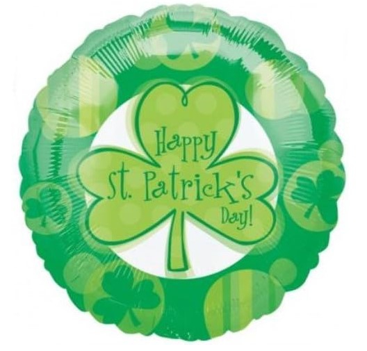 Folienballon "Happy St. Patrick's Day" 45cm Folienballon "Happy St. Patrick's Day" 45cm