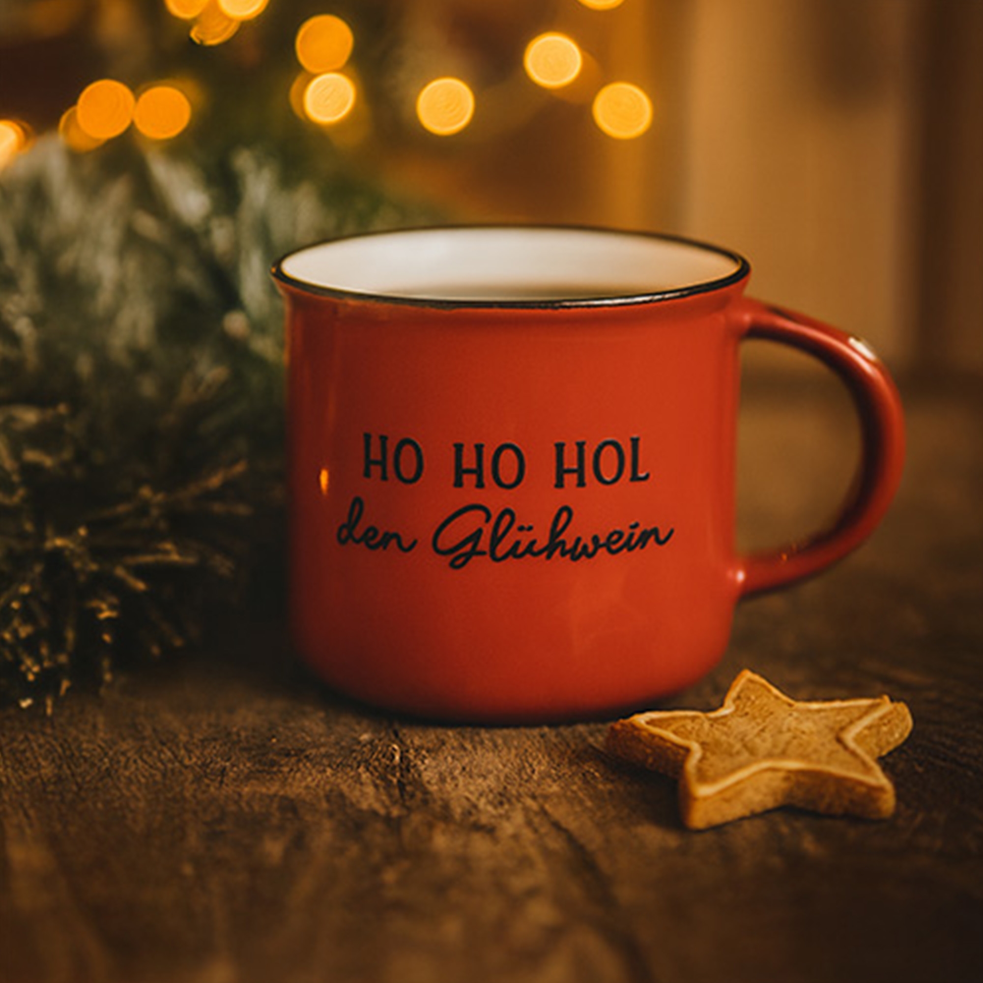 Becher Vintage "Ho Ho Hol" Pokal