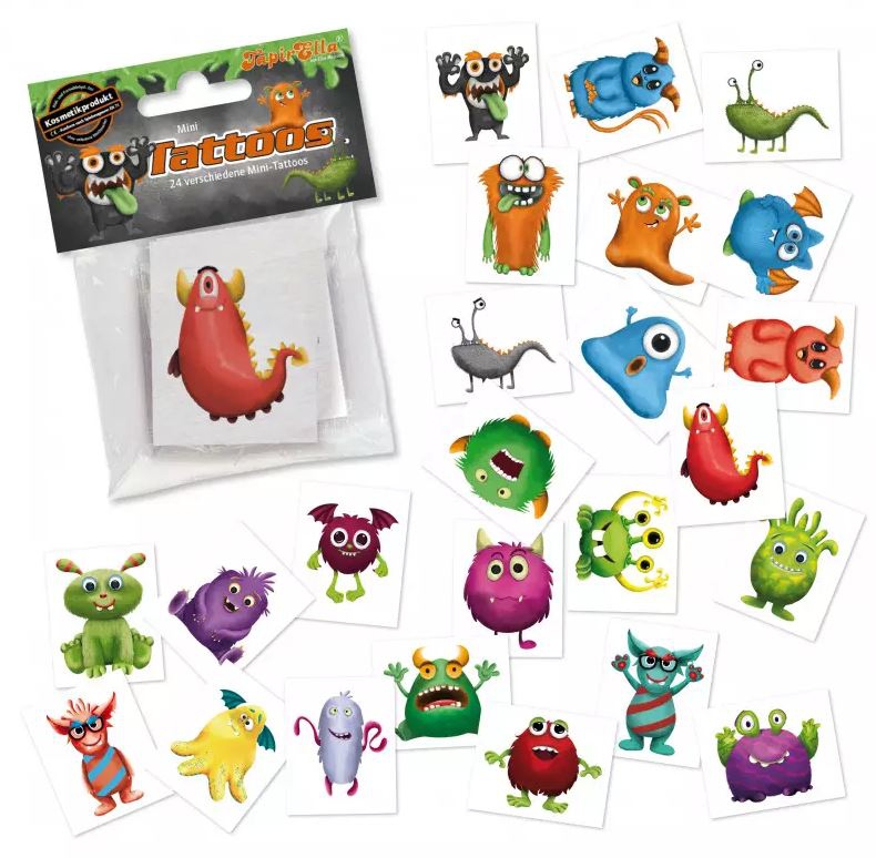Monster - 24 Mini-Tattoos Monster - 24 Mini-Tattoos