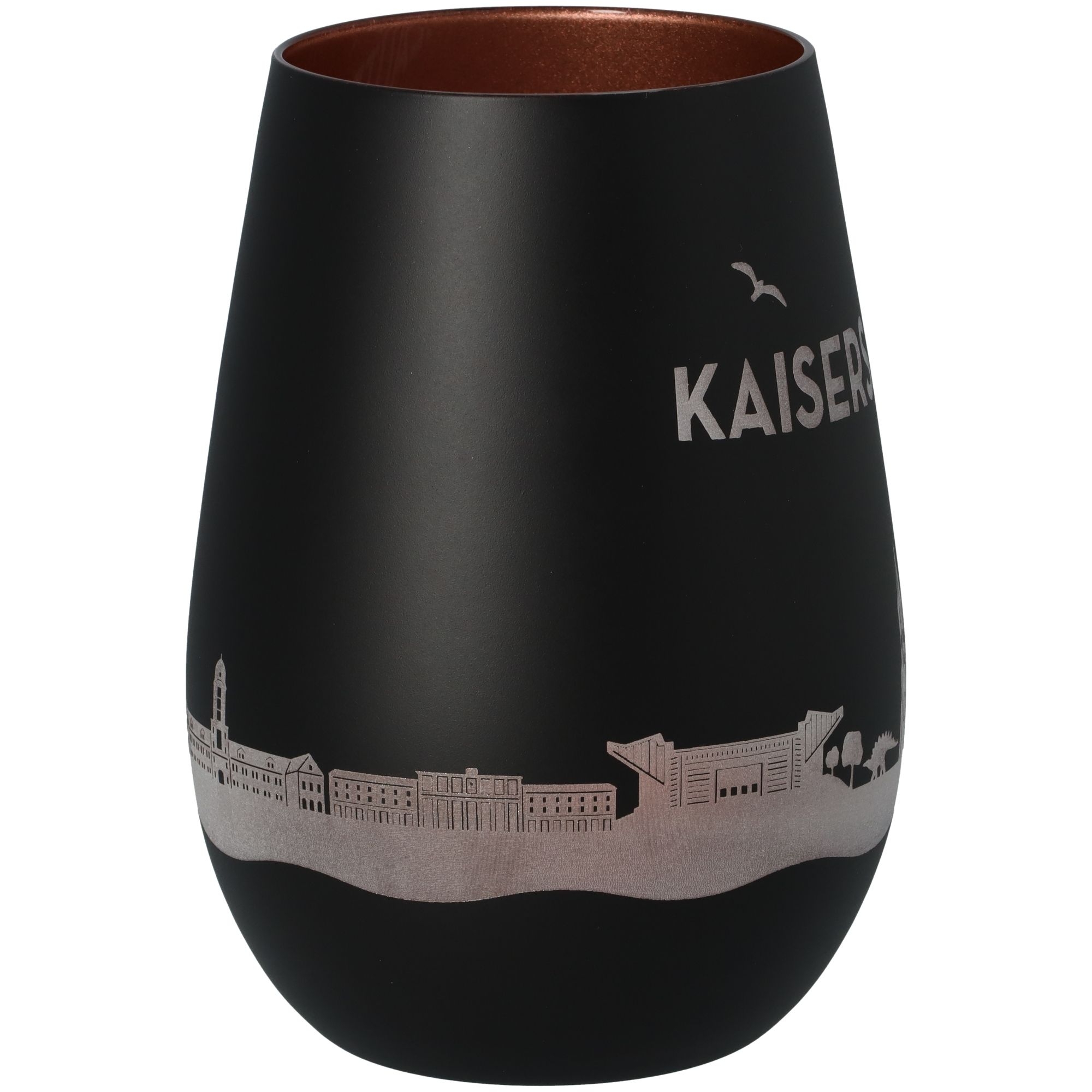 Windlicht Skyline Kaiserslautern Schwarz/Bronze Windlicht Skyline Kaiserslautern Schwarz/Bronze