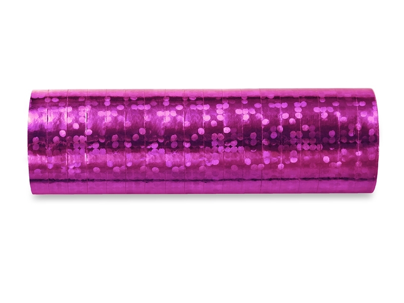Luftschlangen Holographic Pink