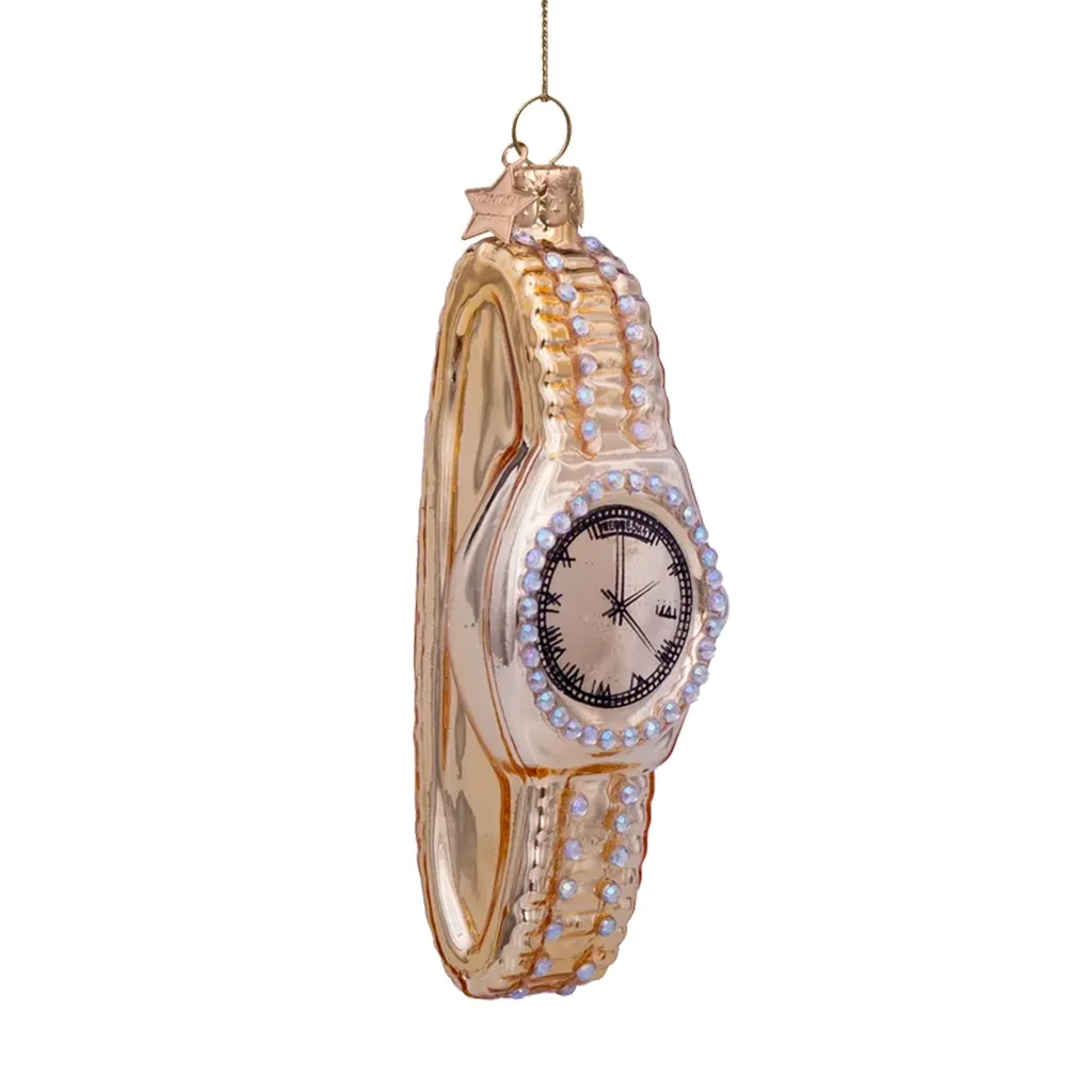 Armbanduhren-Decor, Kunststoff-Ohrringe, Spiegelanhänger, Schmuckanhänger, Kronenform Uhr