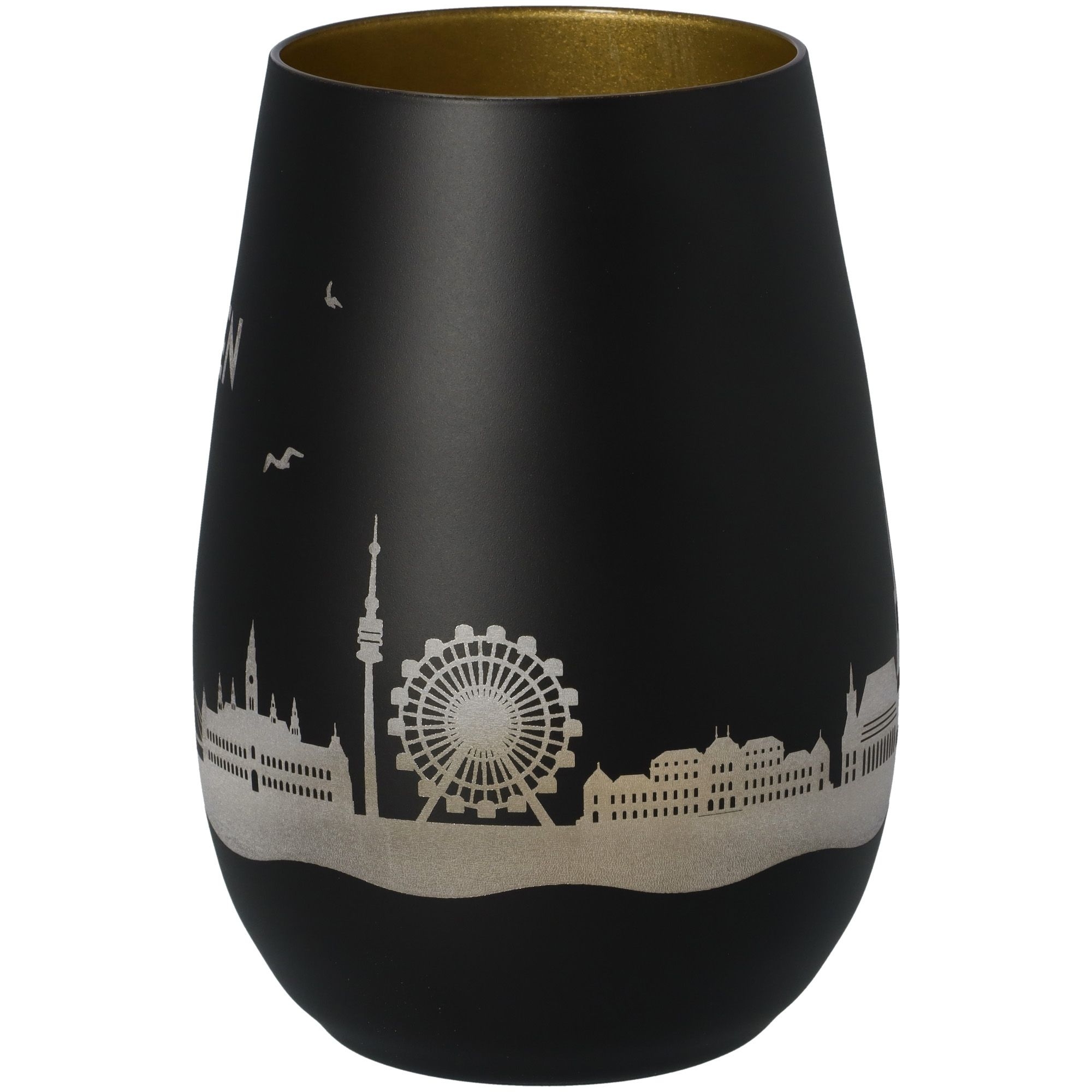 Windlicht Skyline Wien Schwarz/Gold Windlicht Skyline Wien Schwarz/Gold