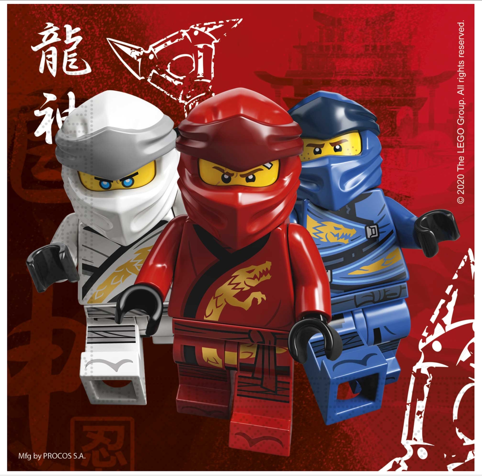 Ninjago - 20 Servietten 33cm