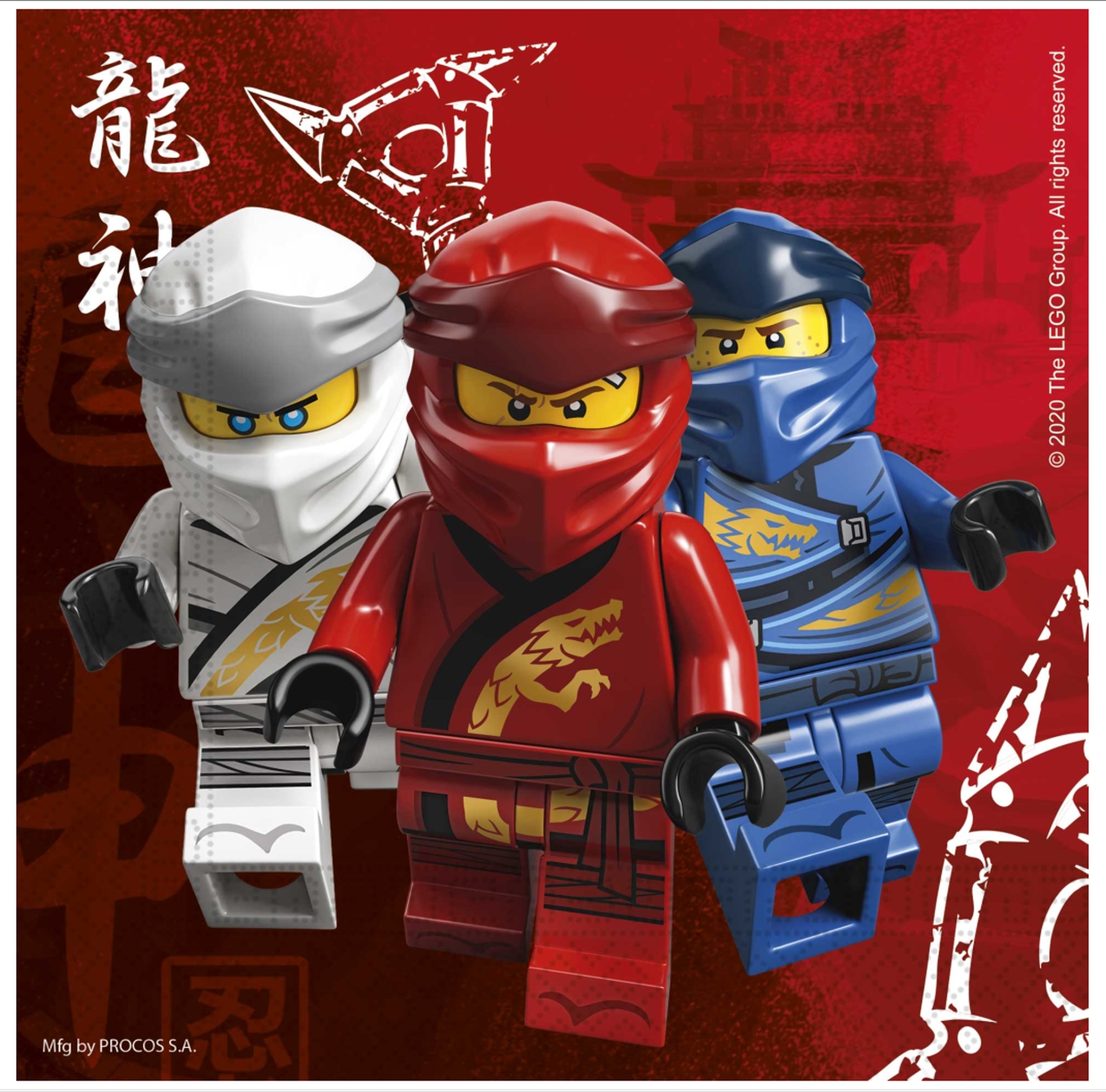 Ninjago - 20 Servietten 33cm Ninjago - 20 Servietten 33cm