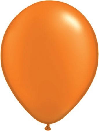 Qualatex Latexballon Pearl Mandarin-Orange Ø 30cm