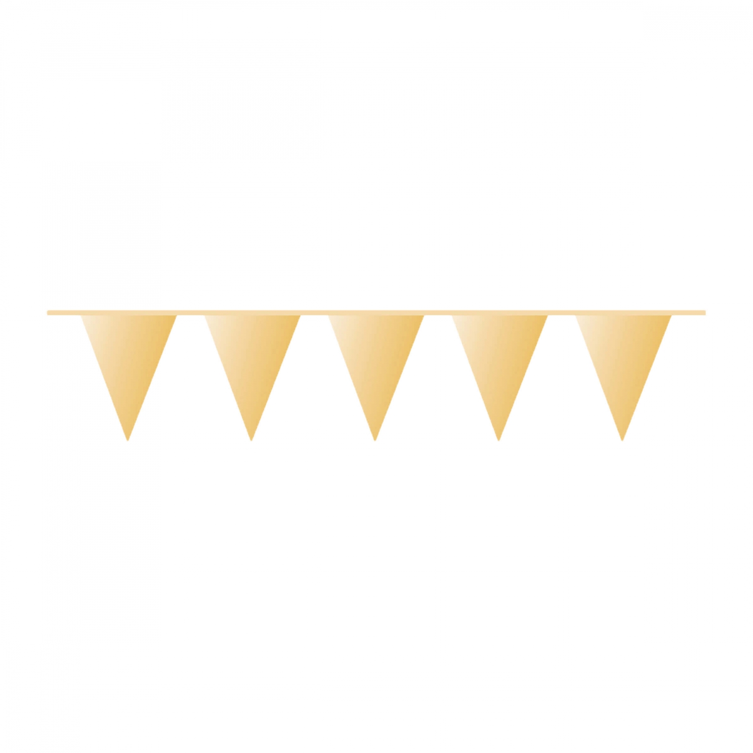 Wimpelkette Gold - 10m