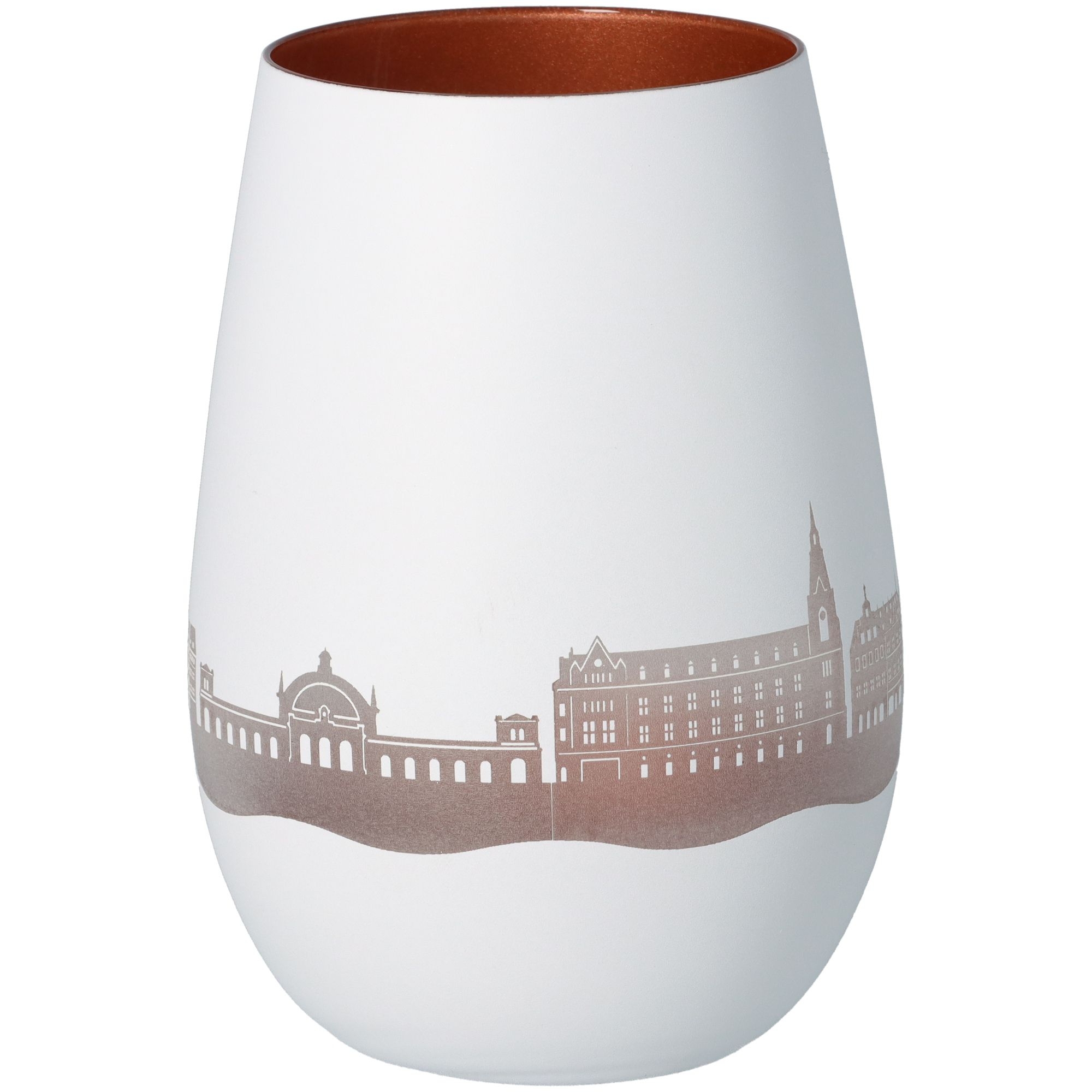 Windlicht Skyline Erfurt Weiß/Bronze Windlicht Skyline Erfurt Weiß/Bronze
