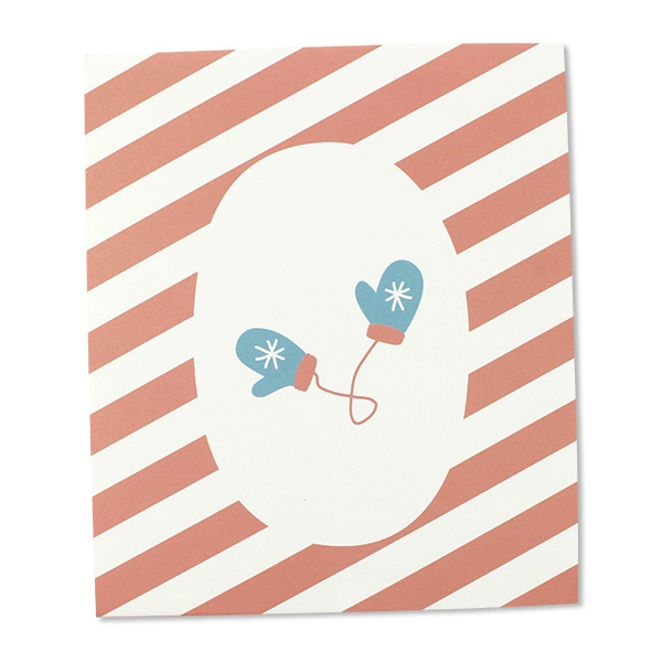 Geschenk- und Adventskalendertütchen "Geschenk" Rosa/Weiß Geschenk- und Adventskalendertütchen "Geschenk" Rosa/Weiß