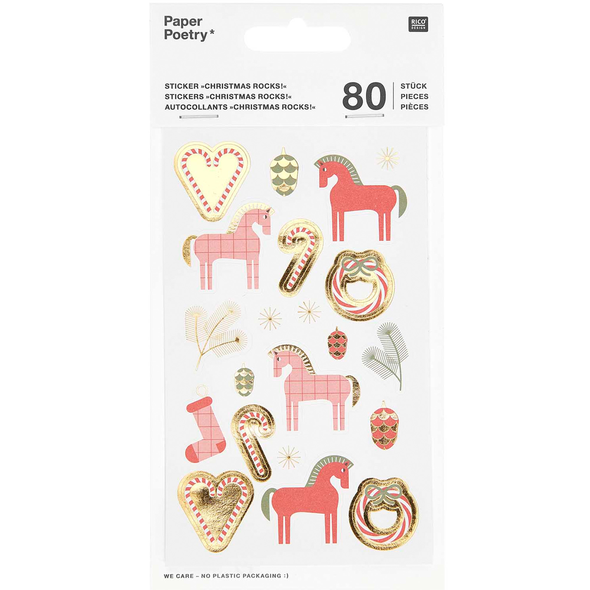 Sticker Christmas Rocks, 4 Blätter Sticker Christmas Rocks, 4 Blätter