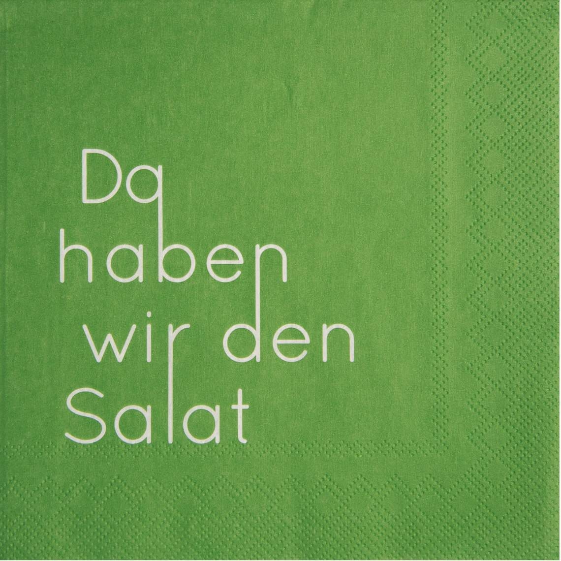 Räder Design - 20 Servietten "Da haben wir den Salat" Räder Design - 20 Servietten "Da haben wir den Salat"