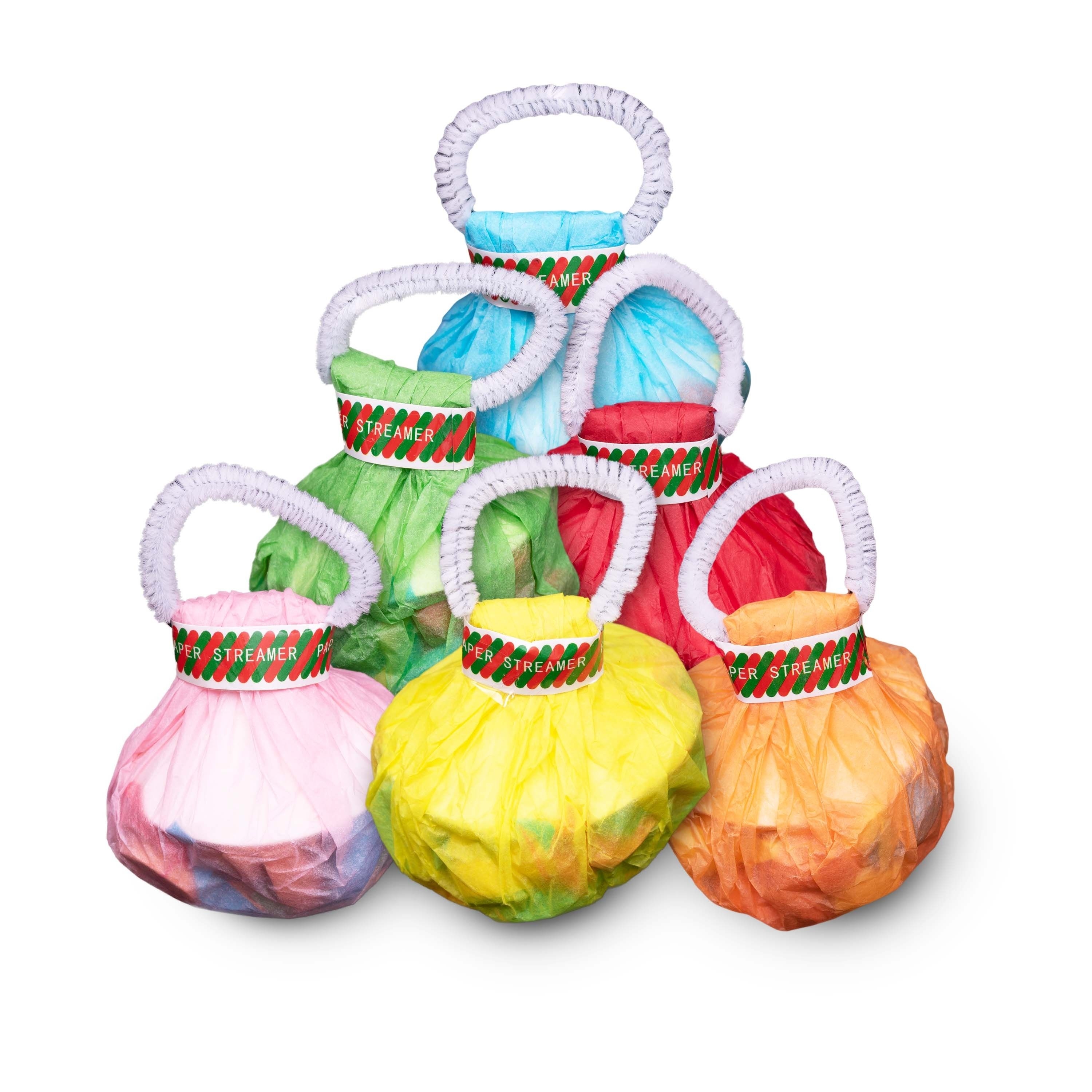 Wurfluftschlangen Bunt 6 Stück Wurfluftschlangen Bunt 6 Stück