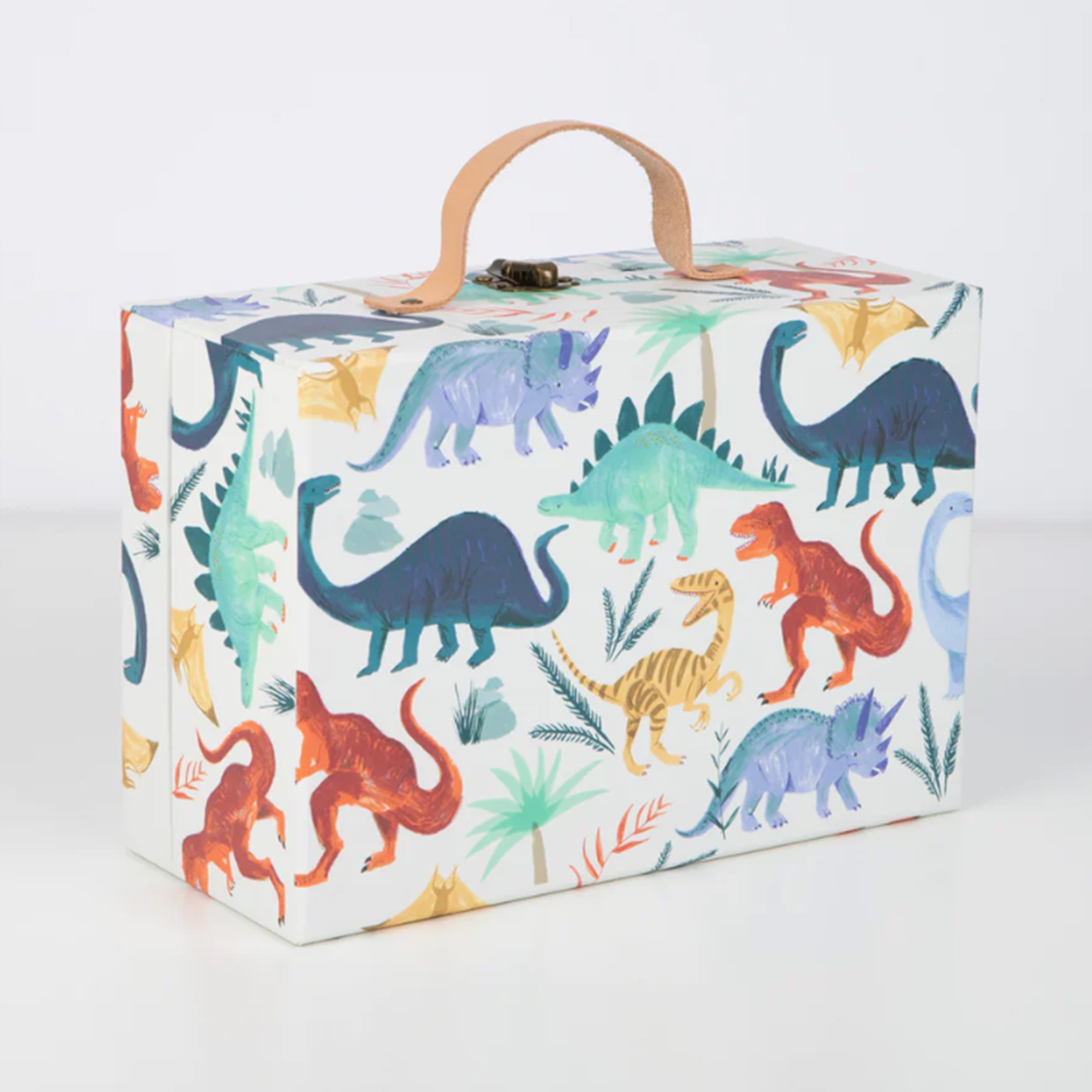 Meri Meri - "Dinosaurier" Adventskalender im Koffer Tier, Dinosaurier, Reptil, Gepäck