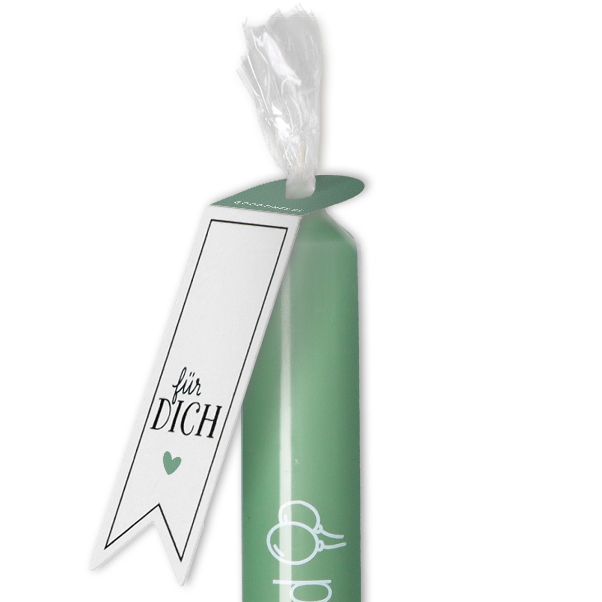 Stabkerze Smaragd "Geburtstagskind" Stabkerze Smaragd "Geburtstagskind"