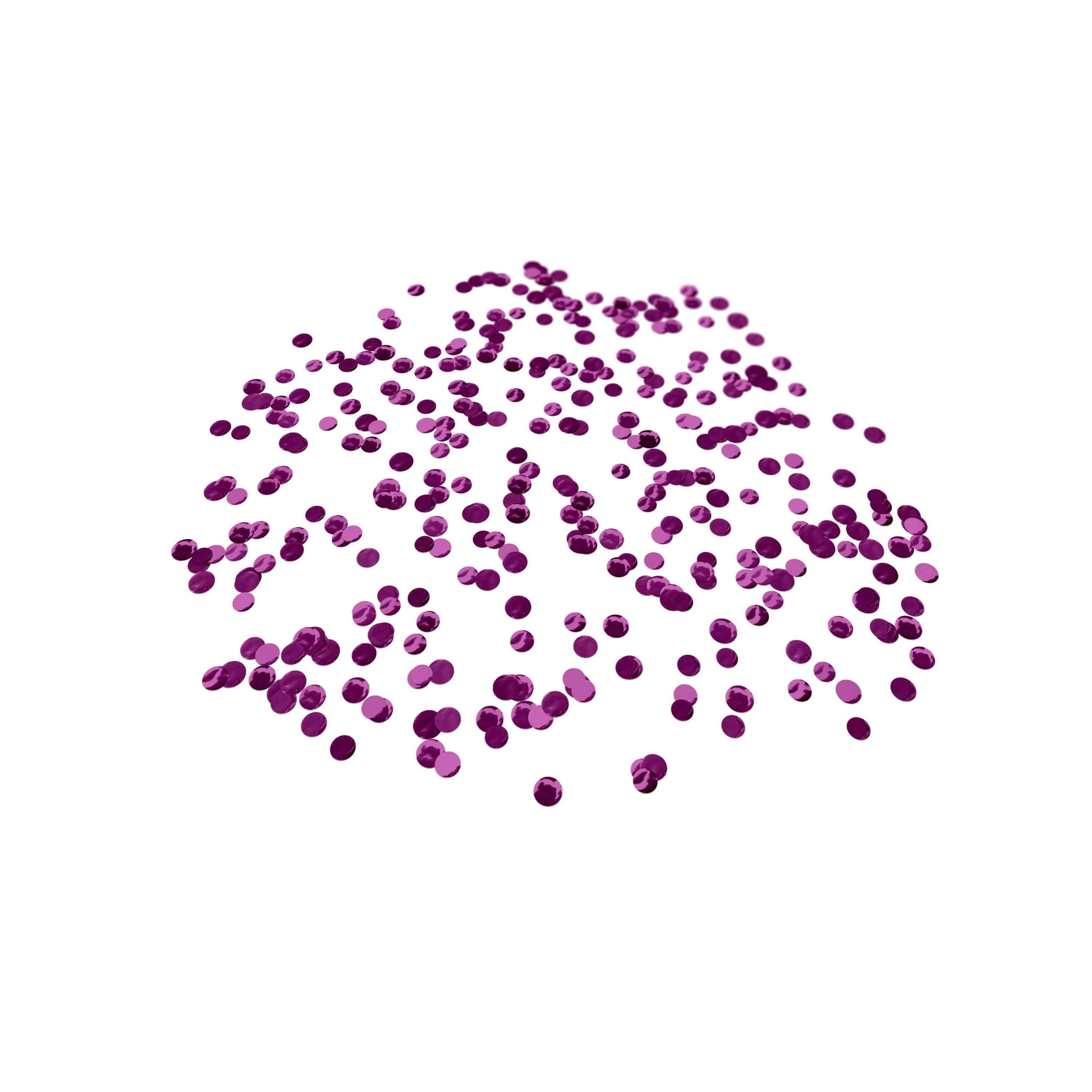 Folienkonfetti 1cm Rund 100g Lila