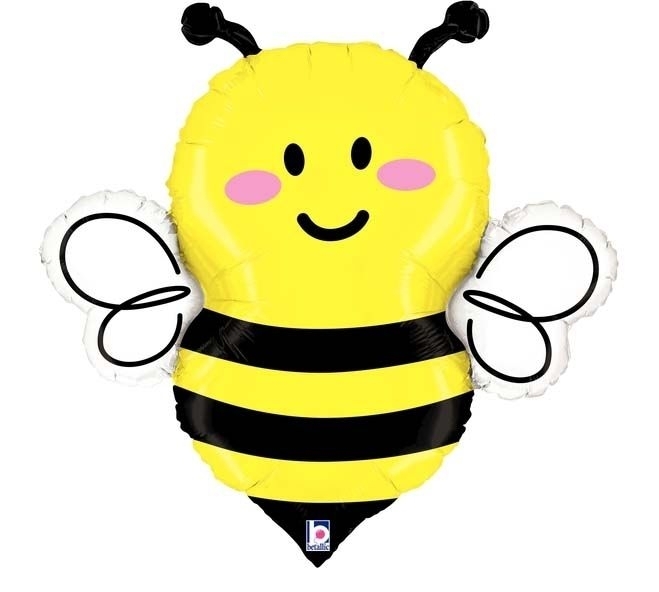 Folienballon "Biene" 60 cm Rettungsweste, Weste, Biene, Wespe, Handschuh