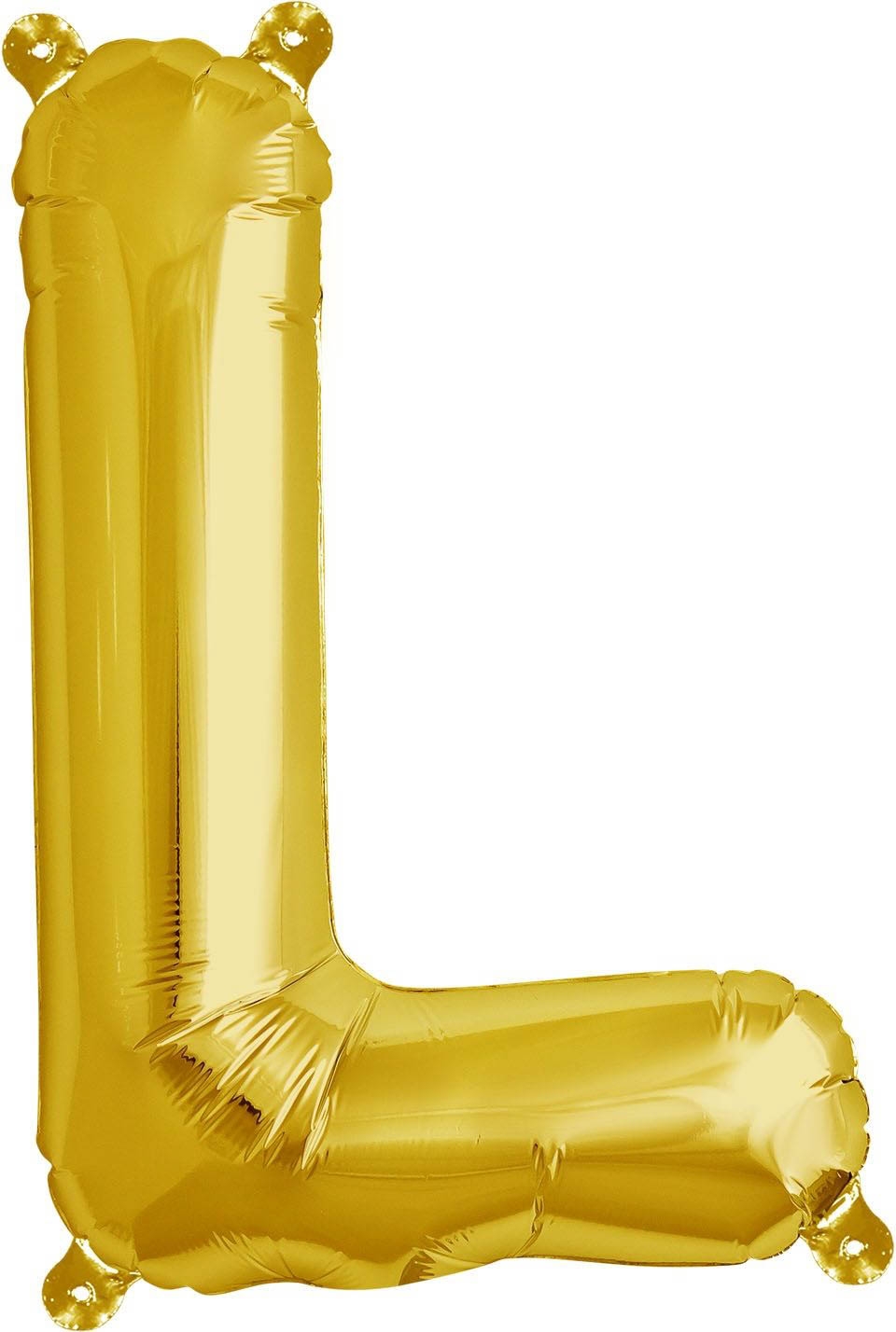 Luftballon Buchstabe L Gold 40cm Luftballon Buchstabe L Gold 40cm