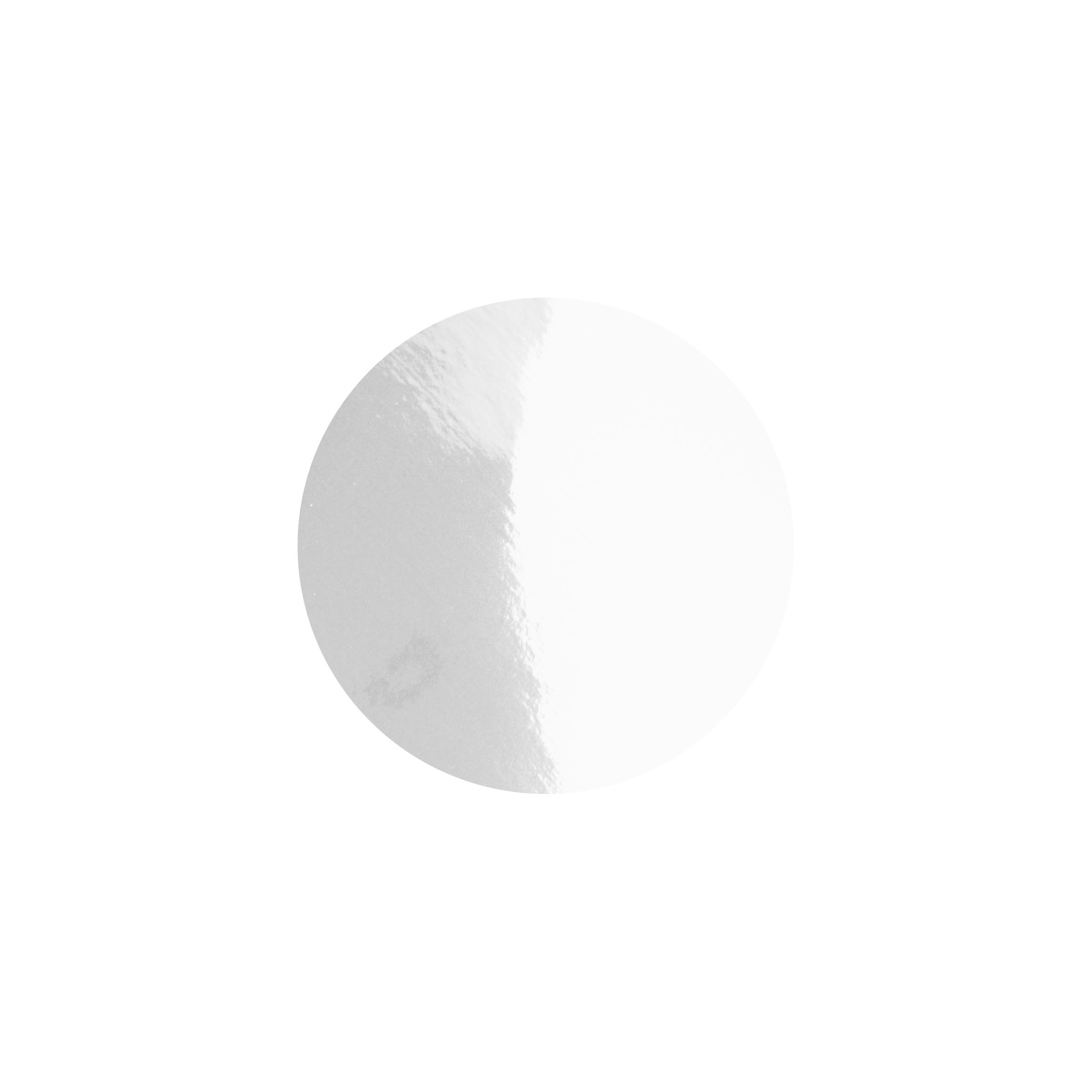 Folienkonfetti 1cm Rund 15g Weiß