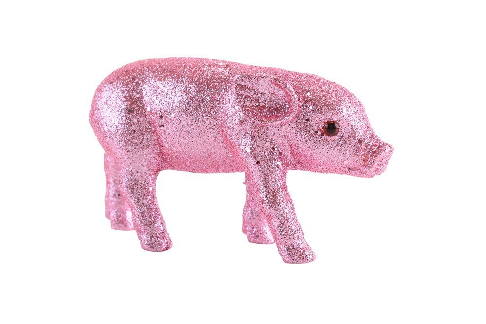 Solna Schweinchen M - Glitzer Rosa Solna Schweinchen M - Glitzer Rosa