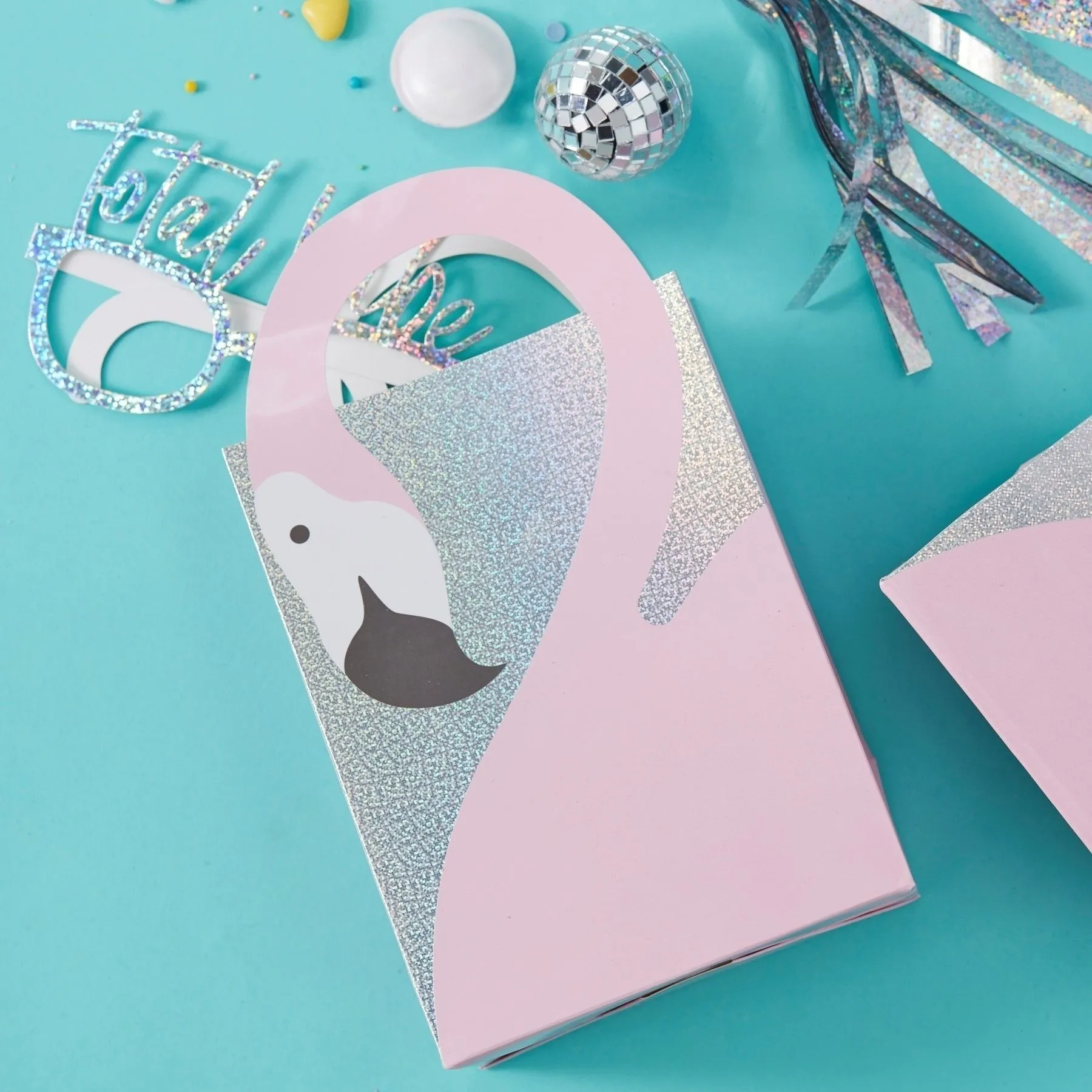 Pappkarton Tasche, Pink Tasche, Glitzer, Schmuck-Design, Feiertagsgeschenk