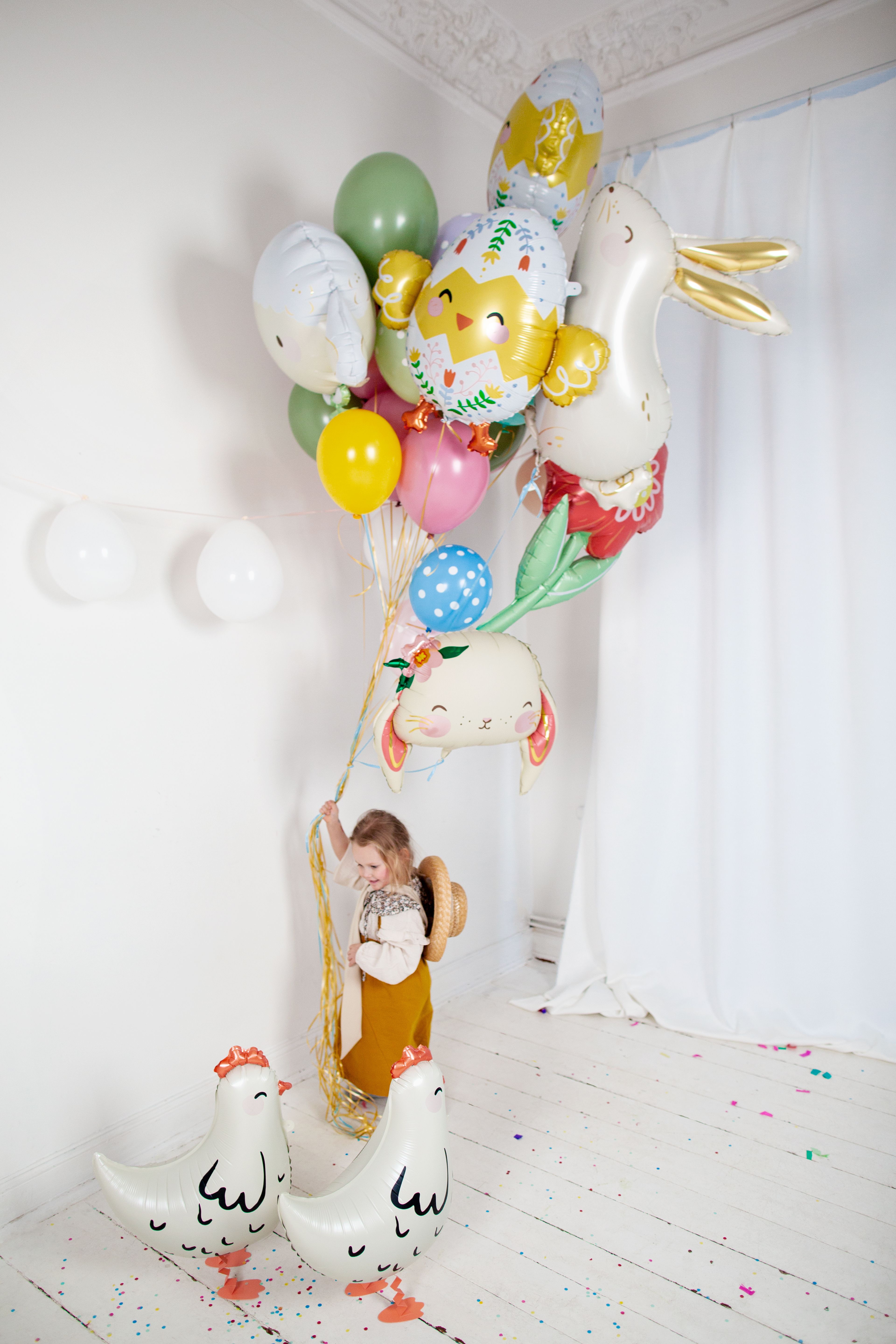 Folienballon "Küken" 57x53cm