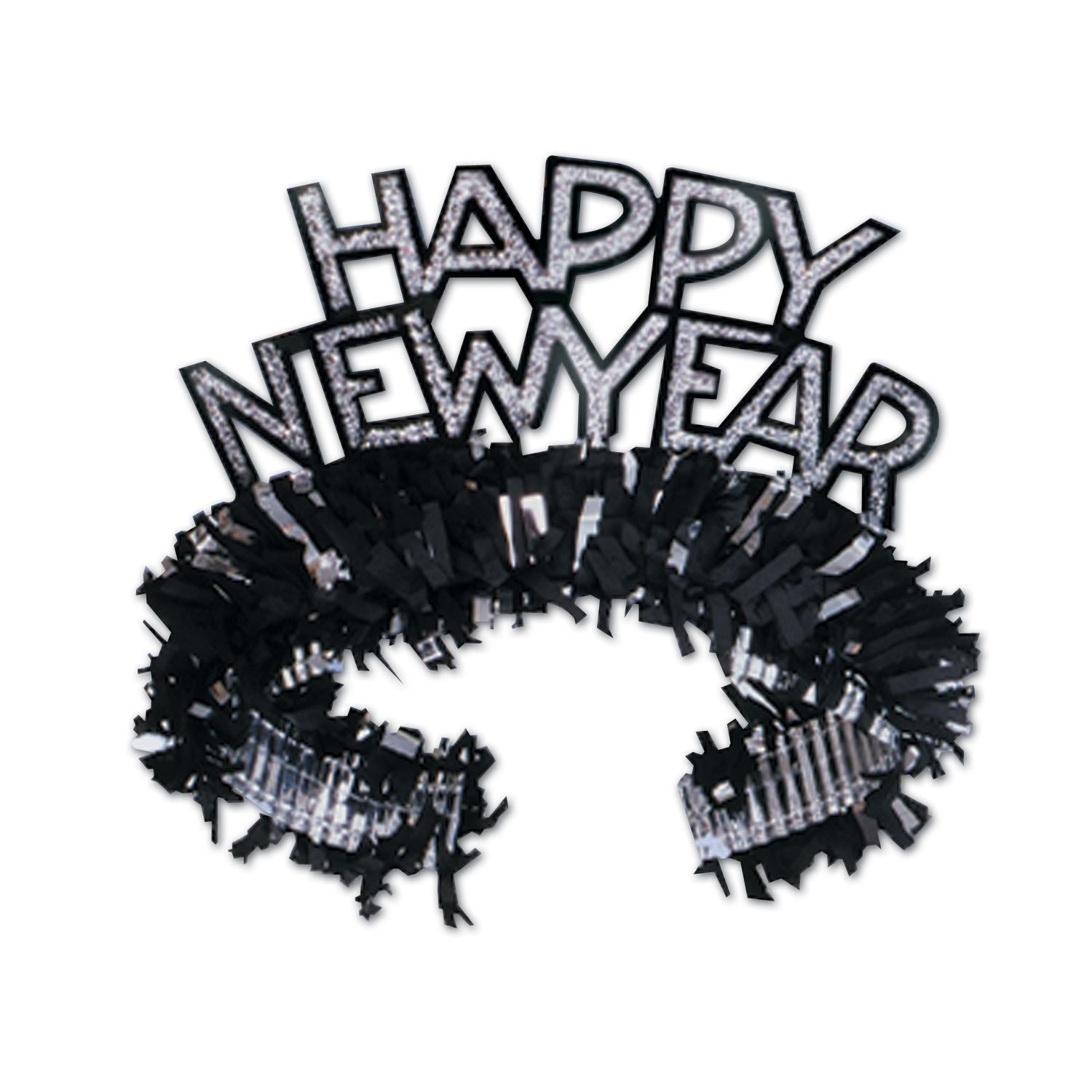 Tiara HNY in Silber / Schwarz