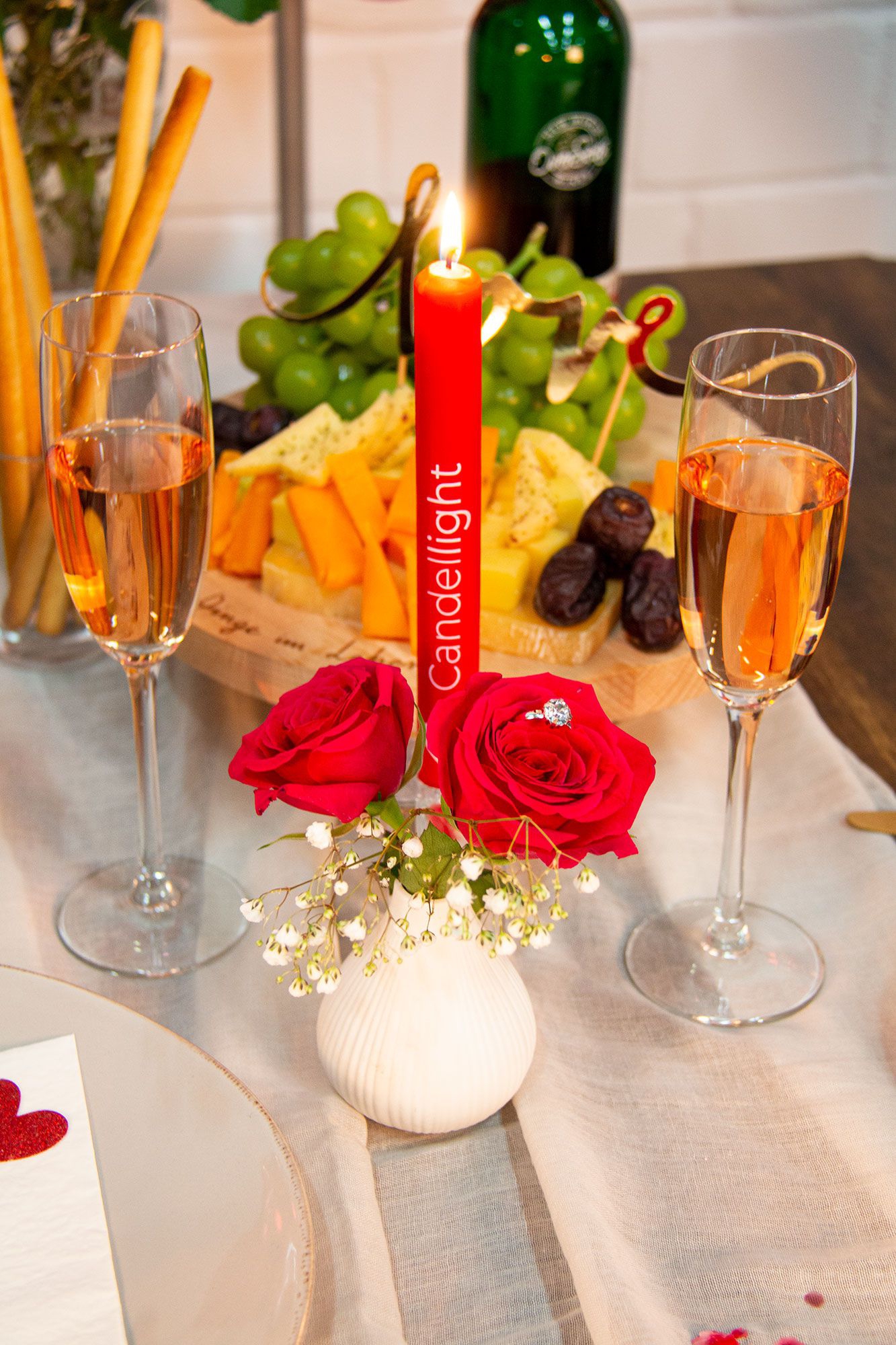 Stabkerze Rot "Candlelight" Stabkerze Rot "Candlelight"