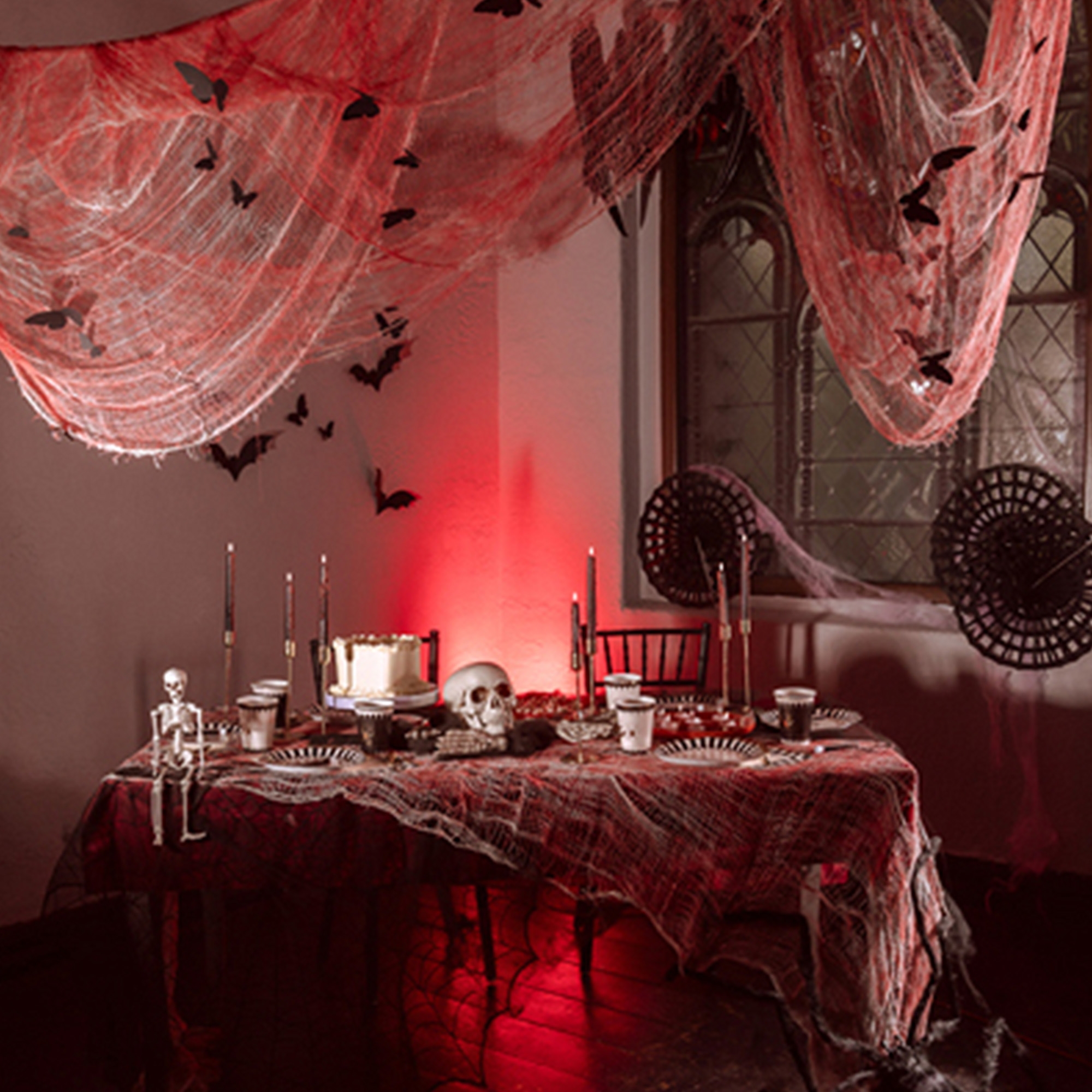 Rosette "Spinnennetz" 50 cm Esszimmer, Esstisch, Tisch, Tischdecke, Leinen