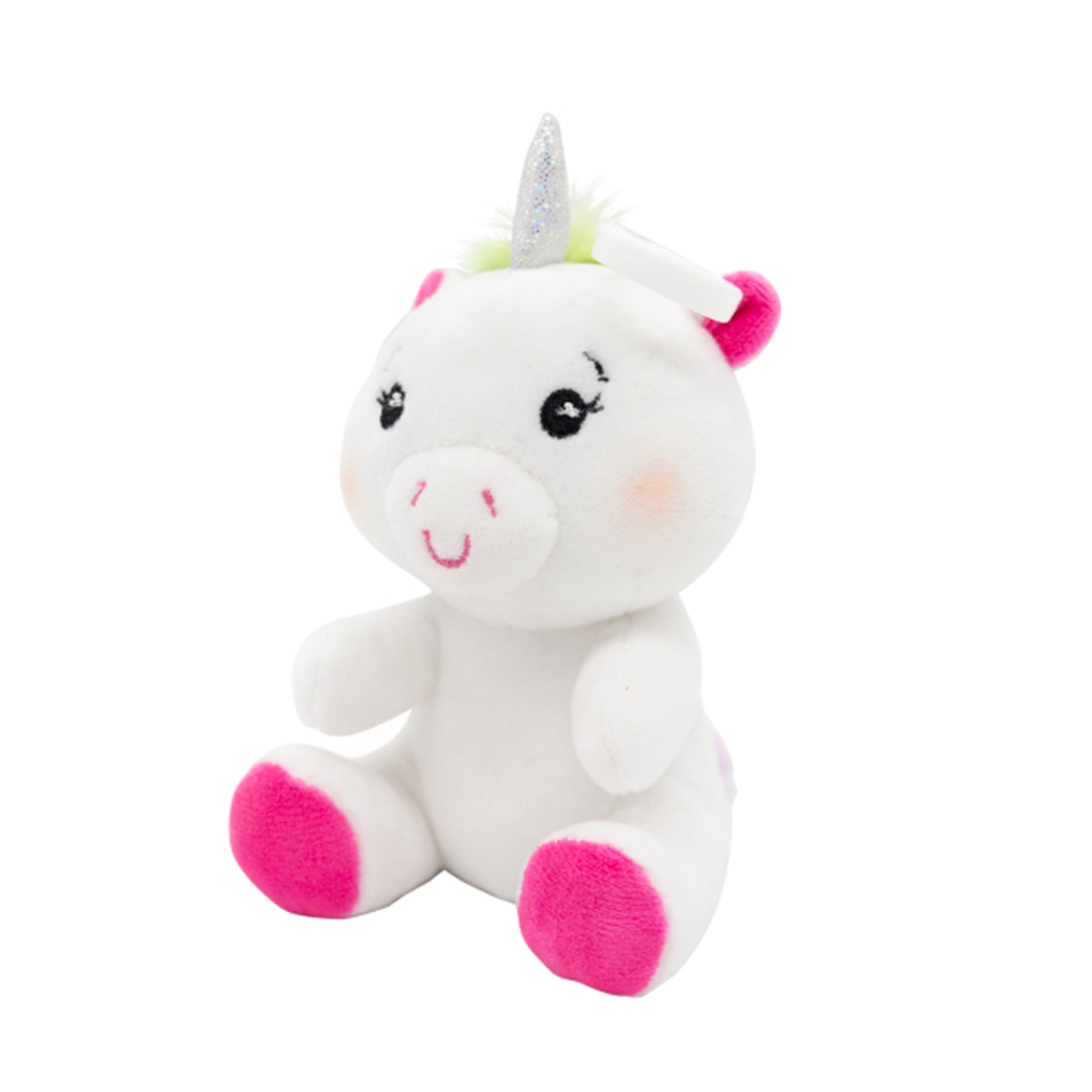 2-in-1 Plüschtier-Ballongewicht "Einhorn" 11 cm Plüsch, Spielzeug