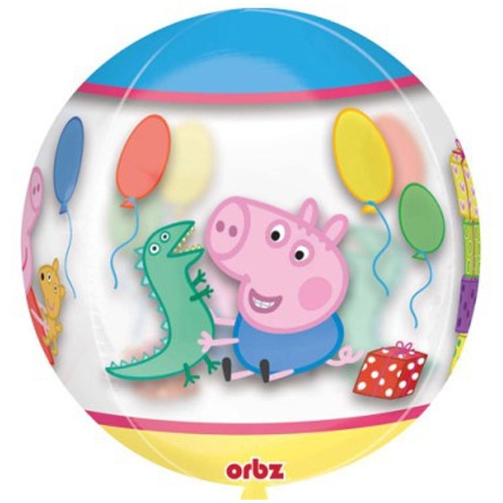 Ballon, Peppa Pig, Dinosaurier, Geburtstag, Party-Szene
