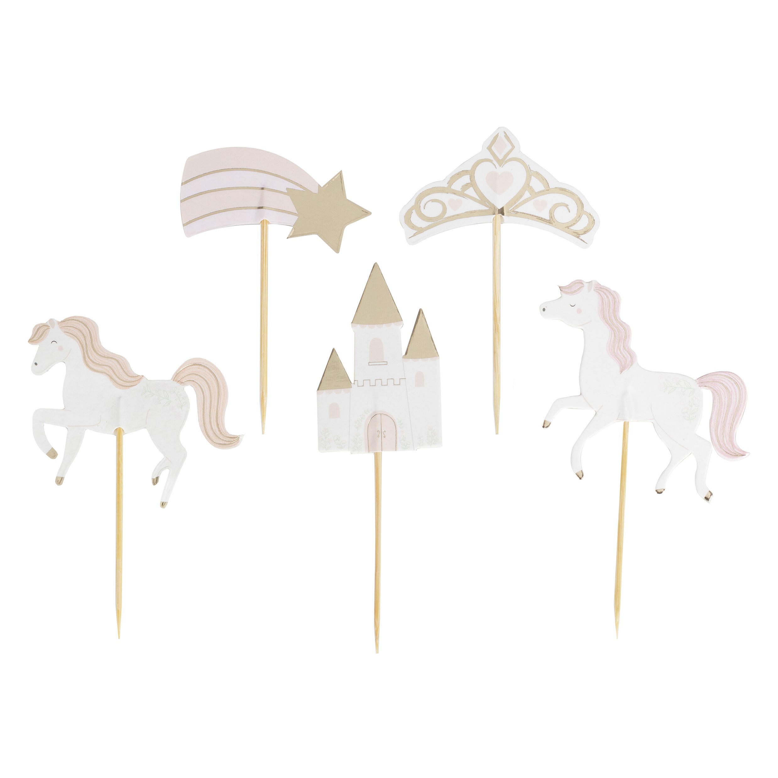 12 Cupcake Topper - Princess