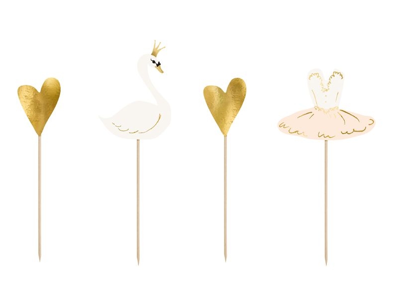 Schwan - 4 Cake Topper Schwan - 4 Cake Topper