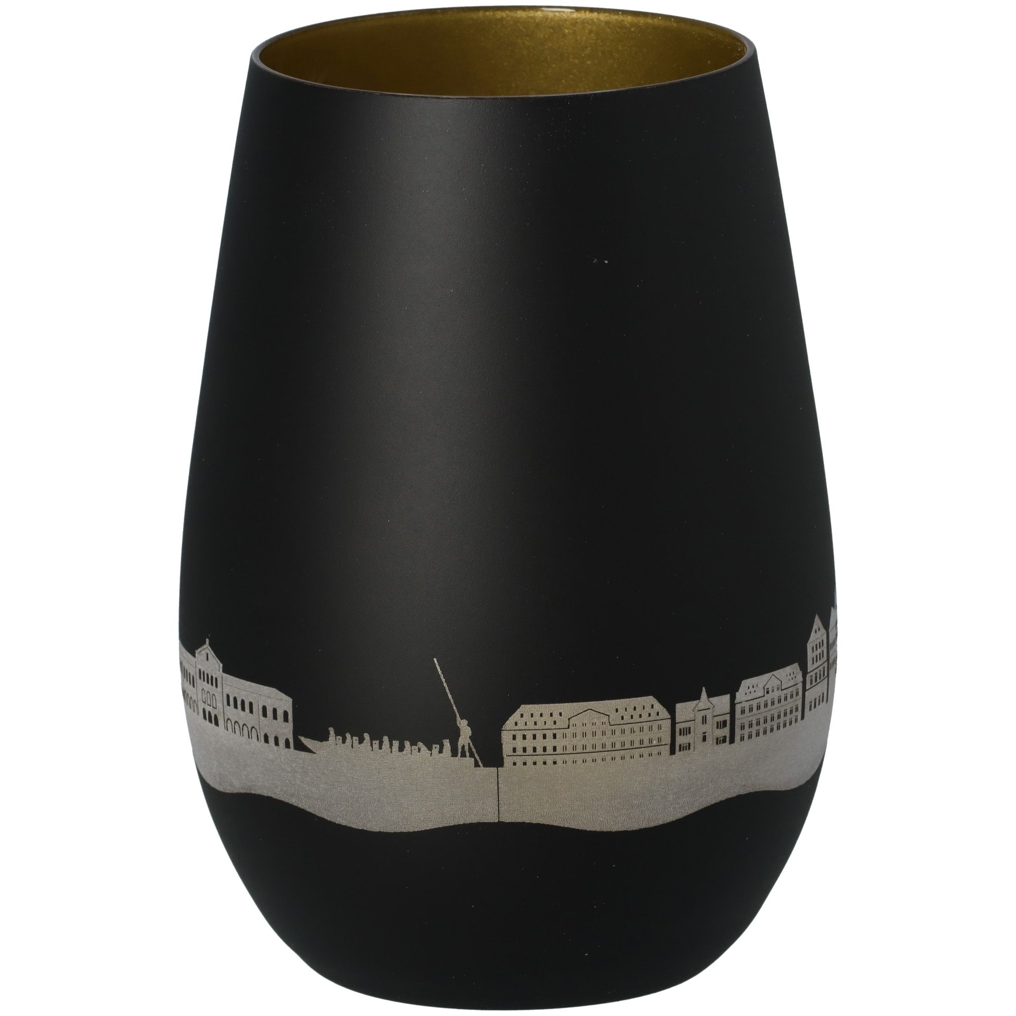 f0d24fe9b546b4d7d7de1201f70a5d253544c628 Windlicht Skyline Tübingen Schwarz/Gold