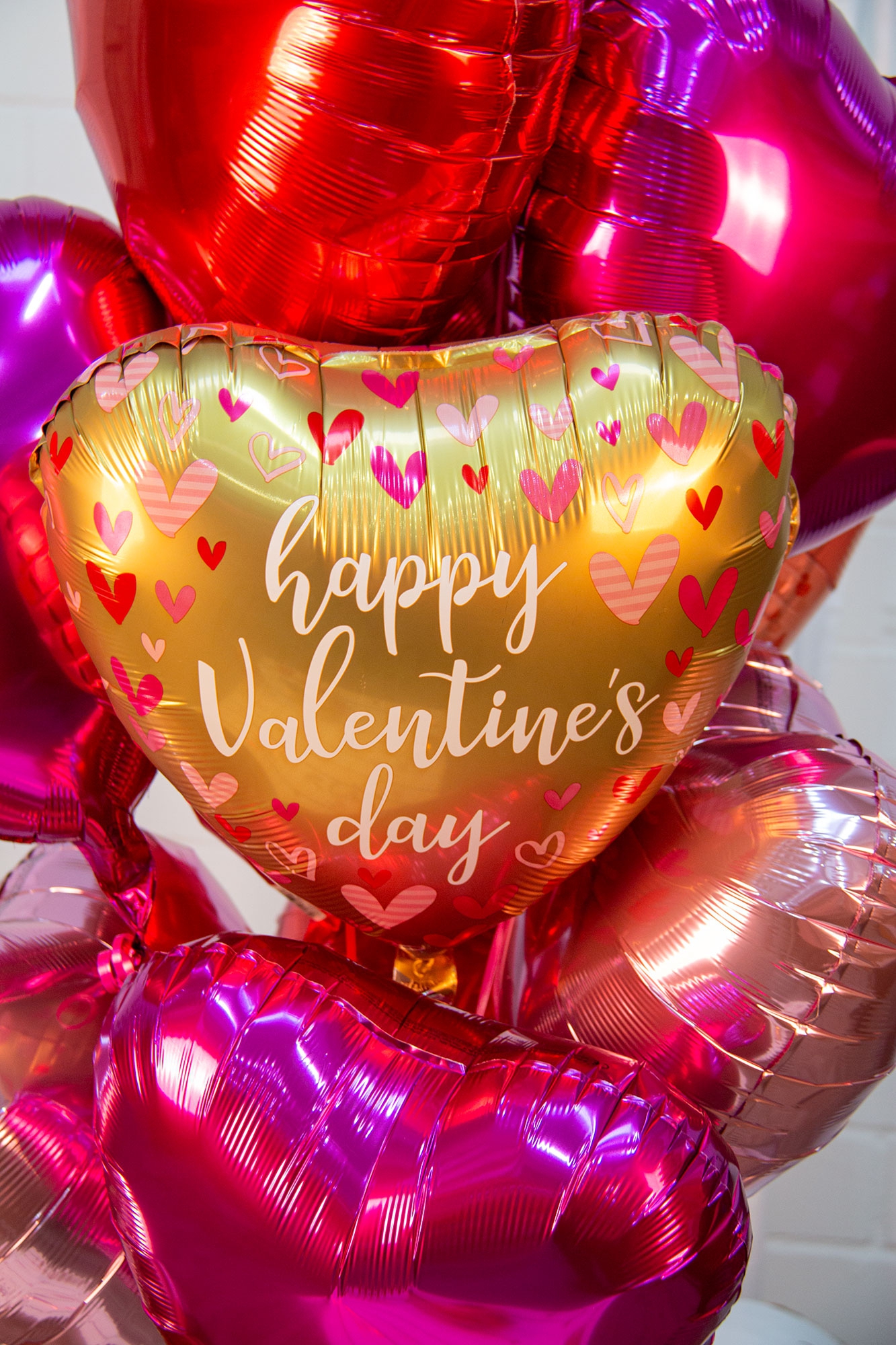 Folienballon "Happy Valentine's Day" Herz 45cm Folienballon "Happy Valentine's Day" Herz 45cm