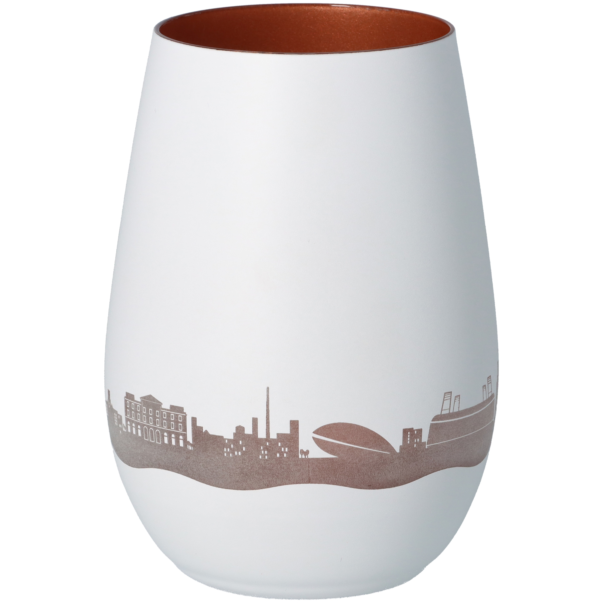 Windlicht Skyline Bremen Weiß/Bronze Windlicht Skyline Bremen Weiß/Bronze