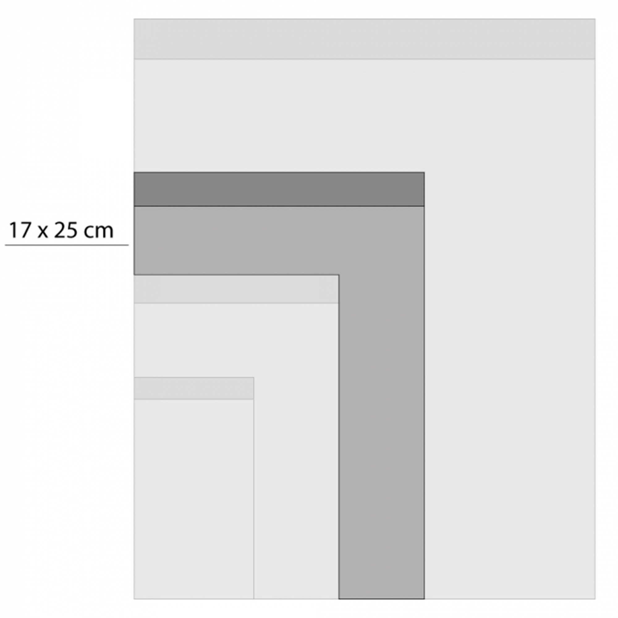 Geschenktüte "Hai", 17 x 25 cm Seite, Text