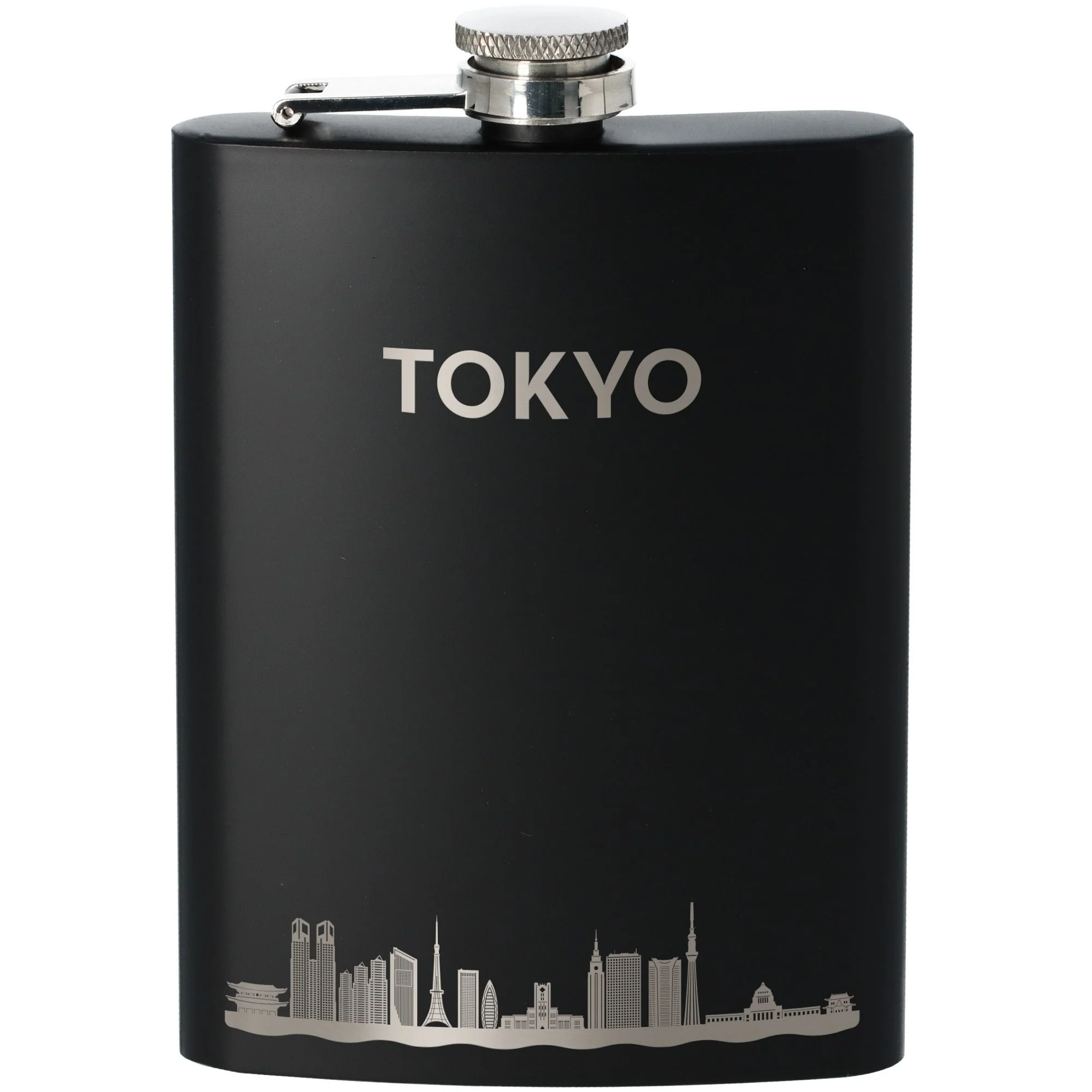 Goodtimes Flachmann Skyline Tokio Schwarz 225ml