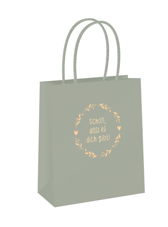 Geschenktüte "Schön, dass es dich gibt!" groß