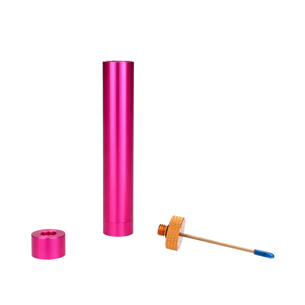 lipstick, leerer-inhalt, behälter, dip-stab, pink-metallisch