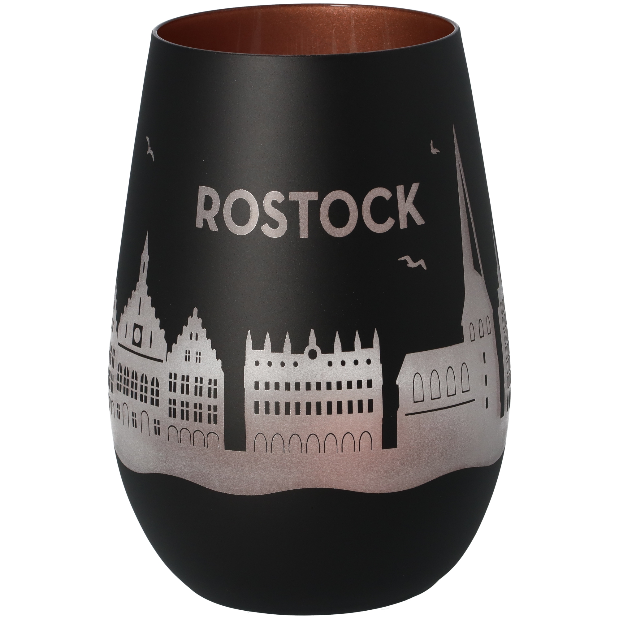 Windlicht Skyline Rostock Schwarz/Bronze Windlicht Skyline Rostock Schwarz/Bronze
